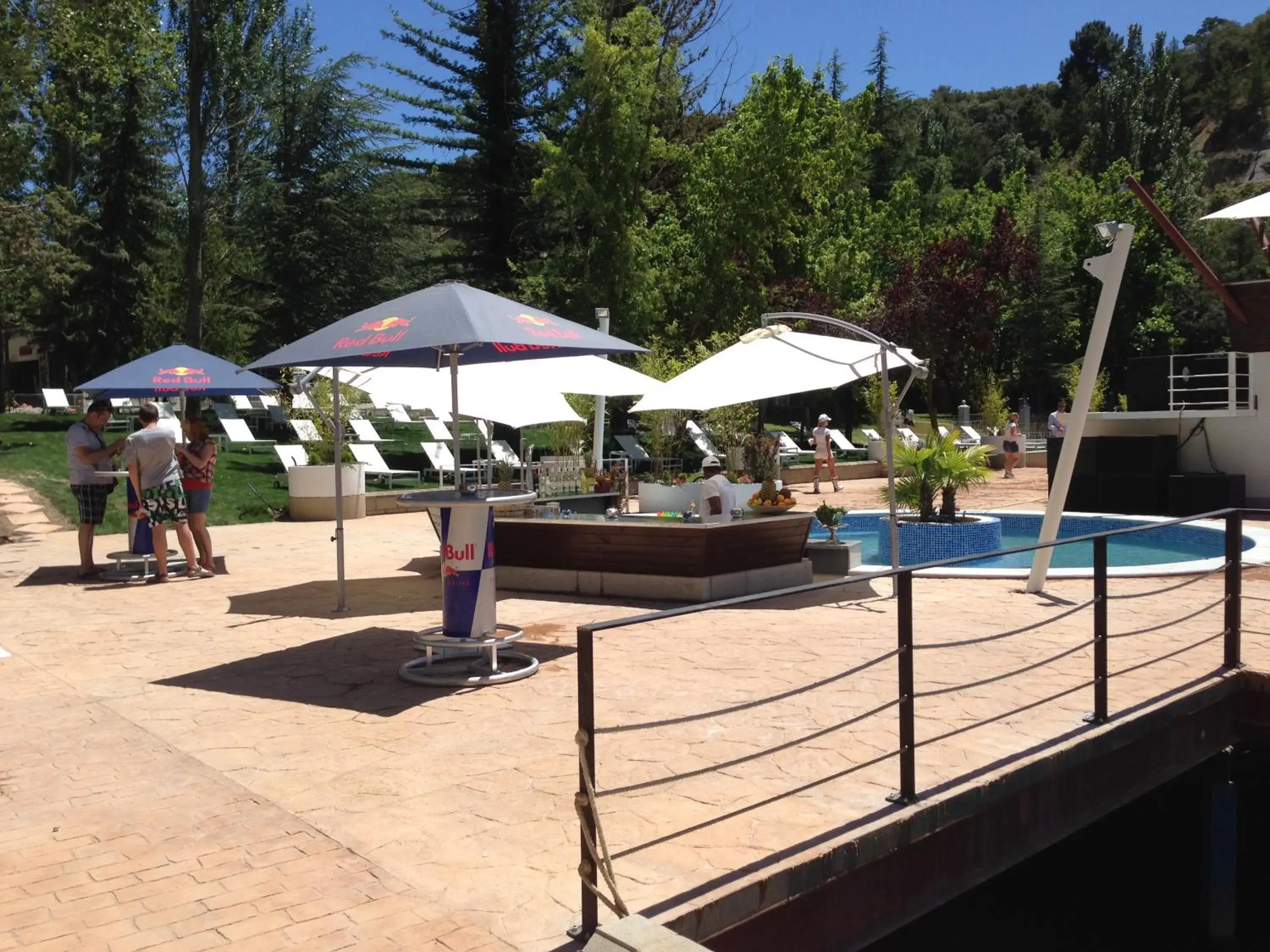 Swimming pool in Segovia Sierra de Guadarrama