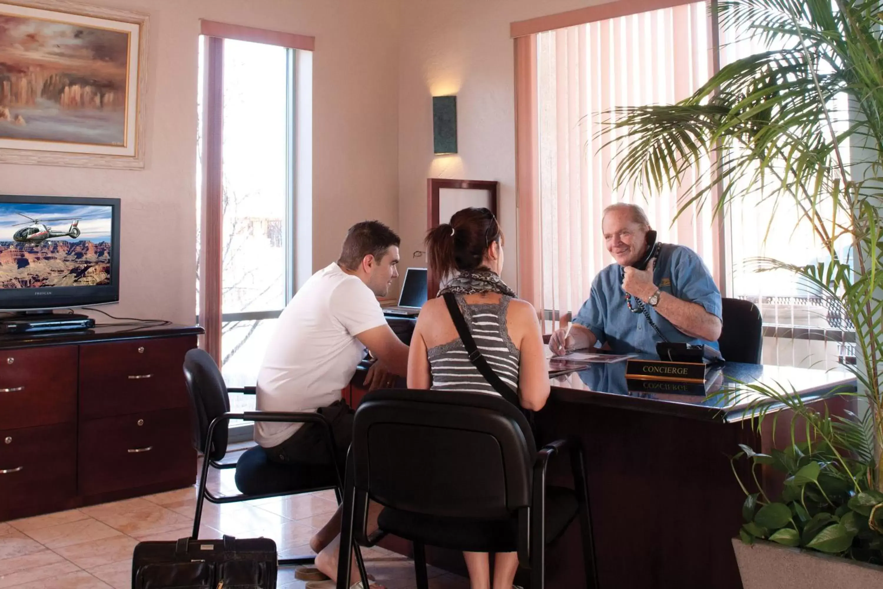 Staff in Grand Canyon Plaza Hotel