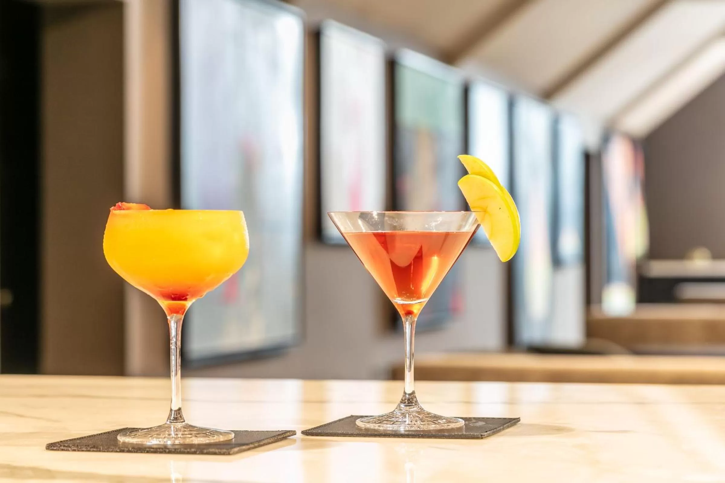 Drinks in Twr y Felin Hotel