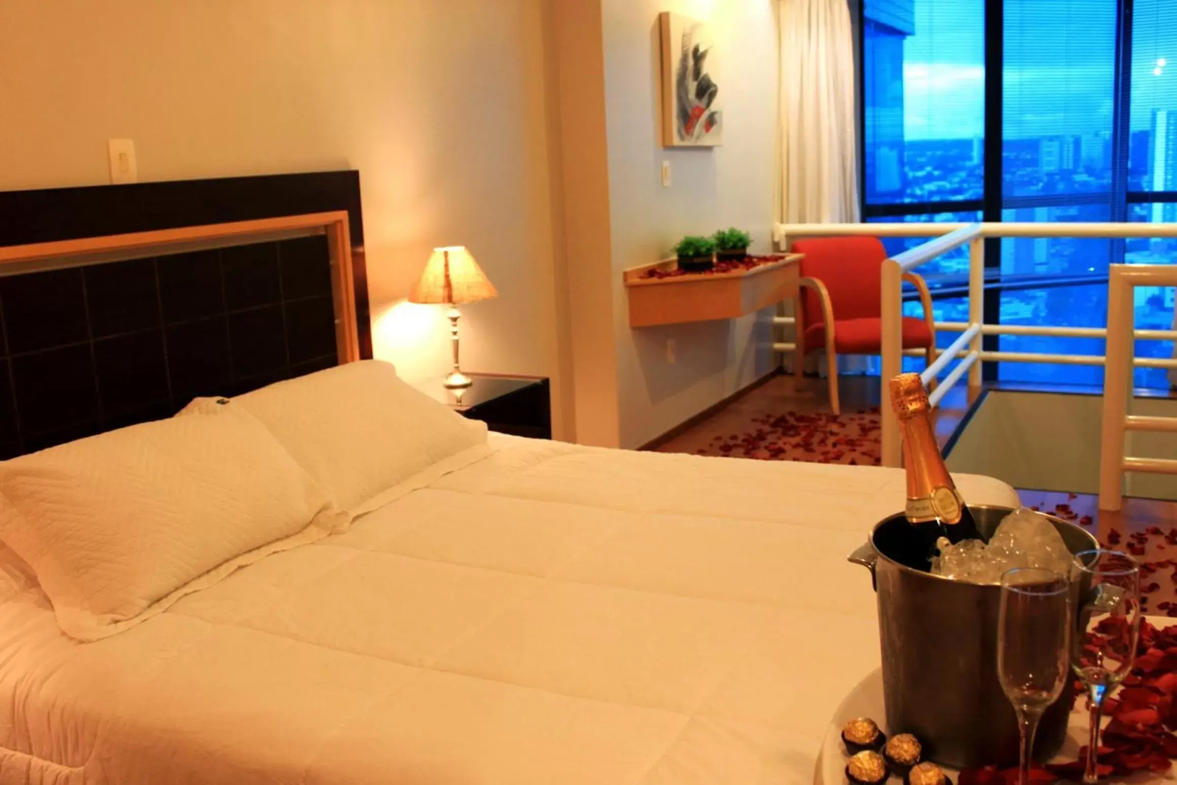 Bed in Bahamas Suíte Hotel