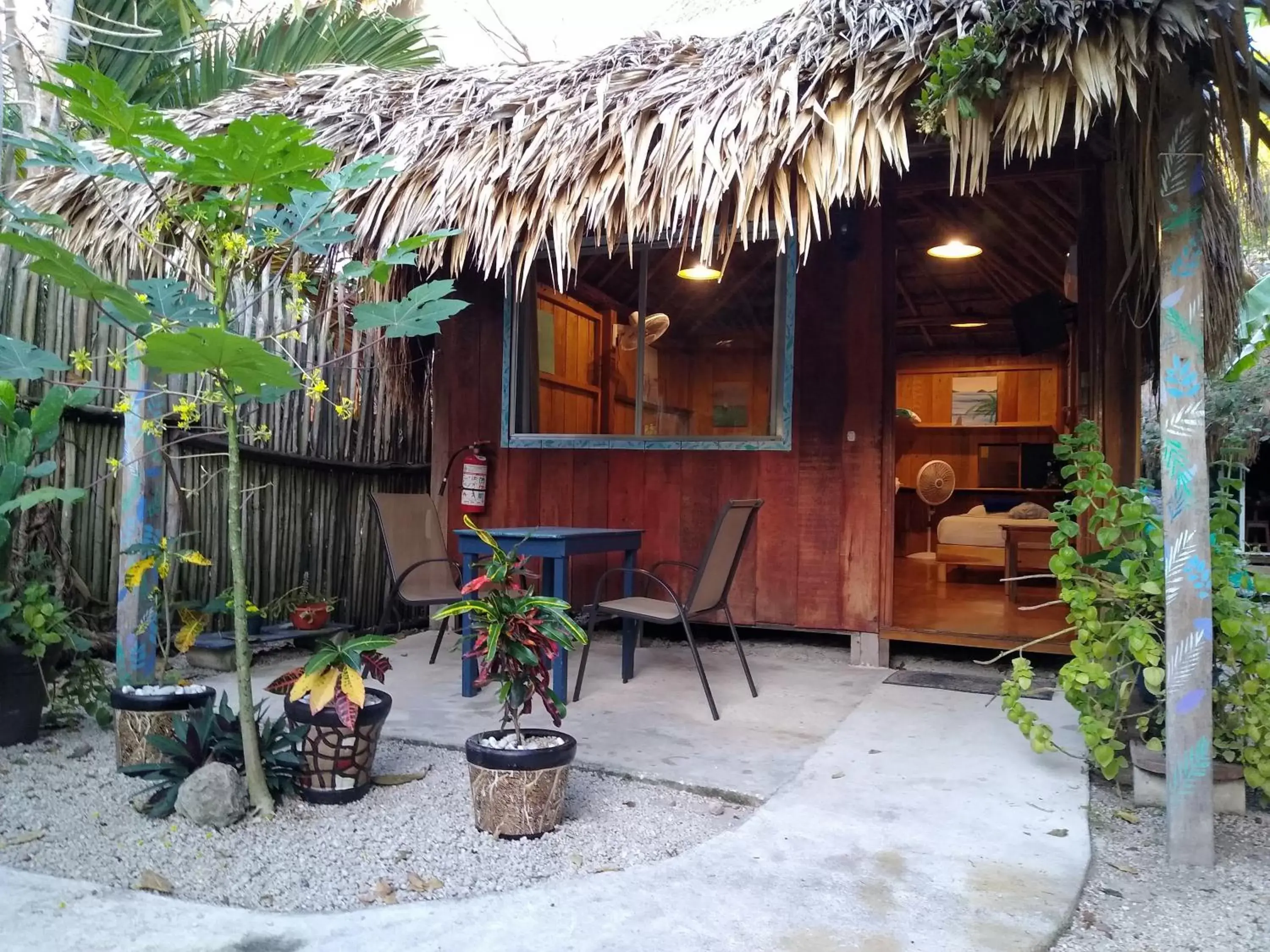 Patio in Hotel & Suites Oasis Bacalar