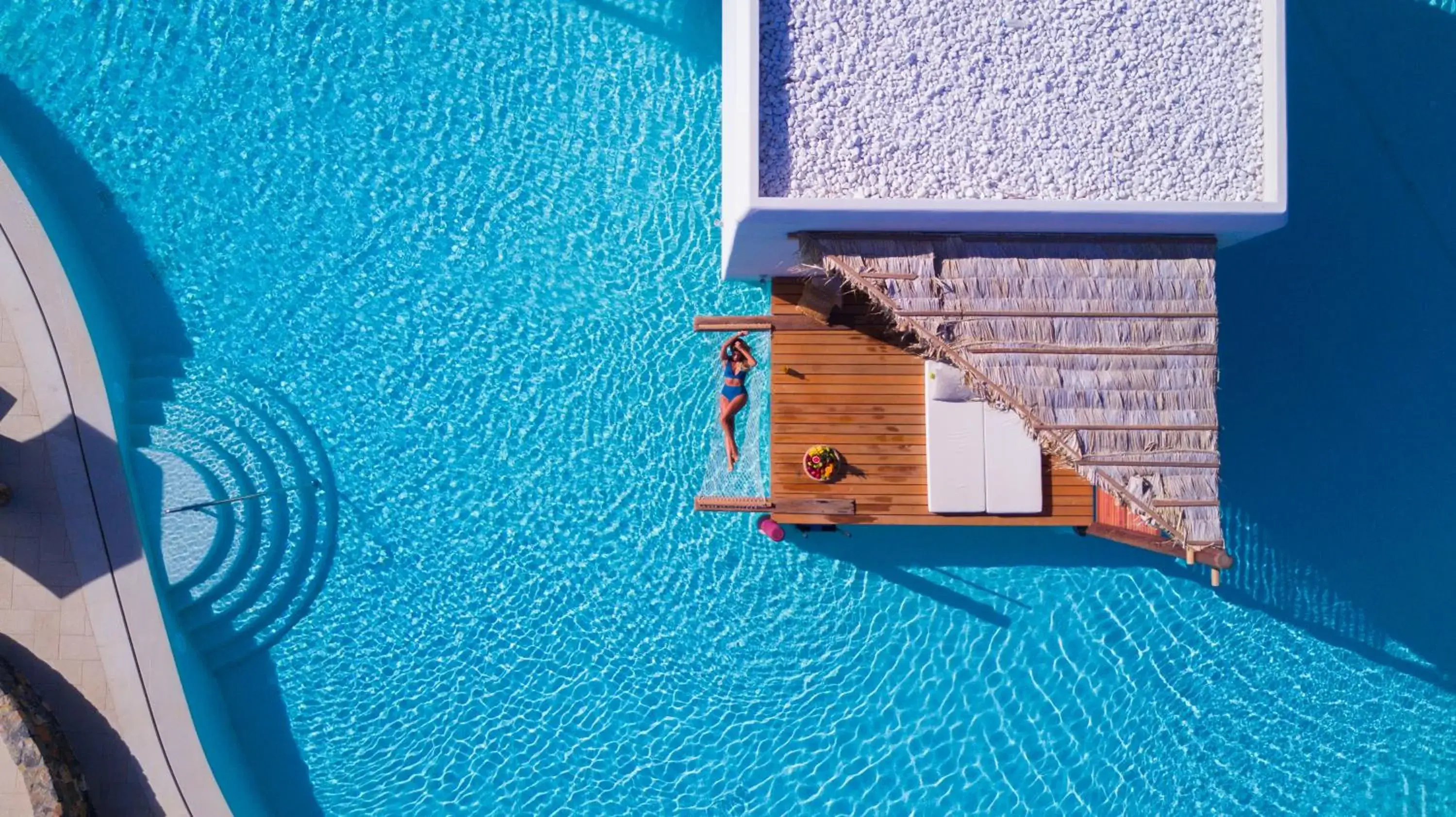 Balcony/Terrace, Pool View in Stella Island Luxury Resort & Spa (Adults Only)