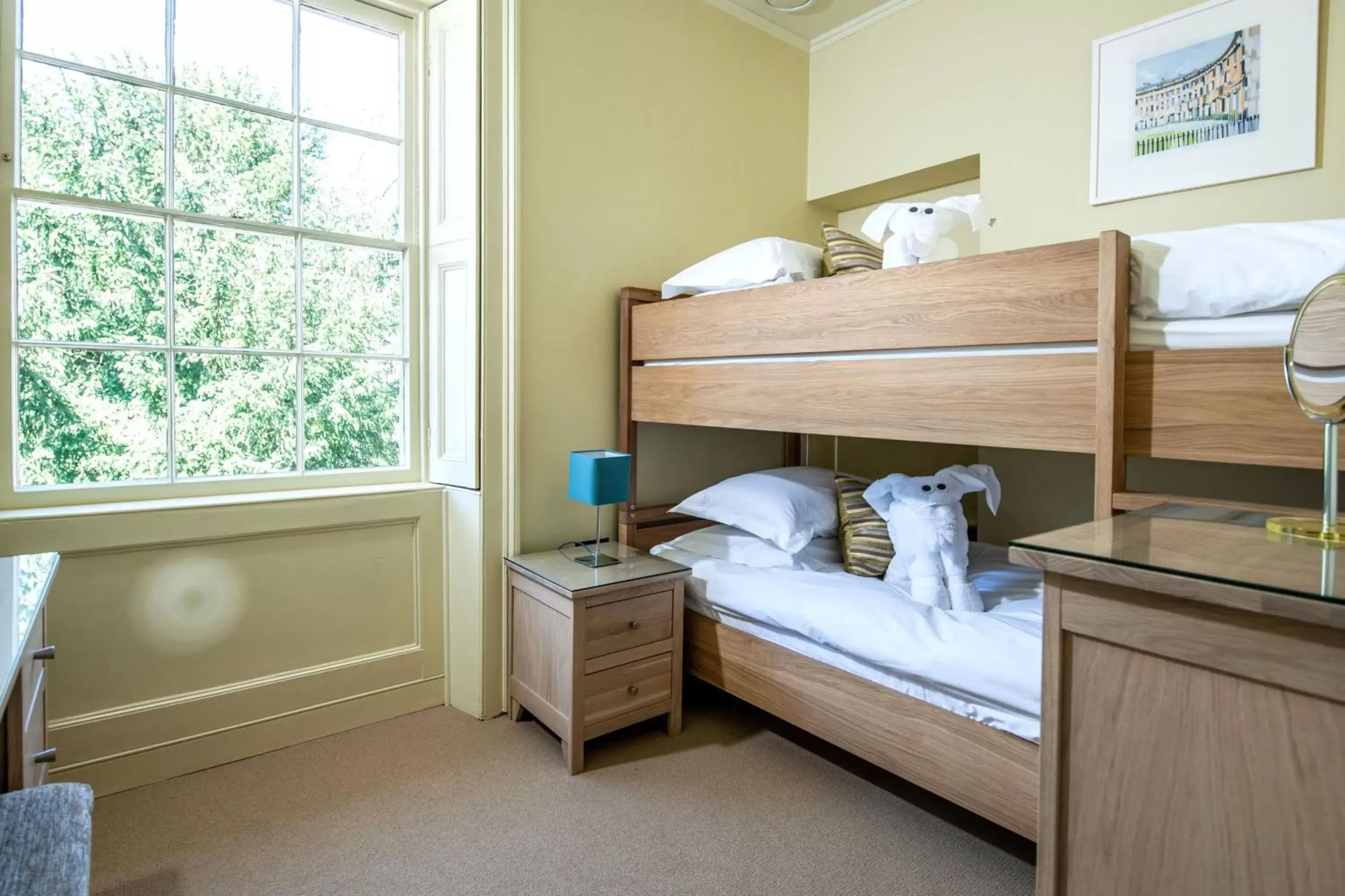 Bedroom, Bunk Bed in The Bath Priory - A Relais & Chateaux Hotel