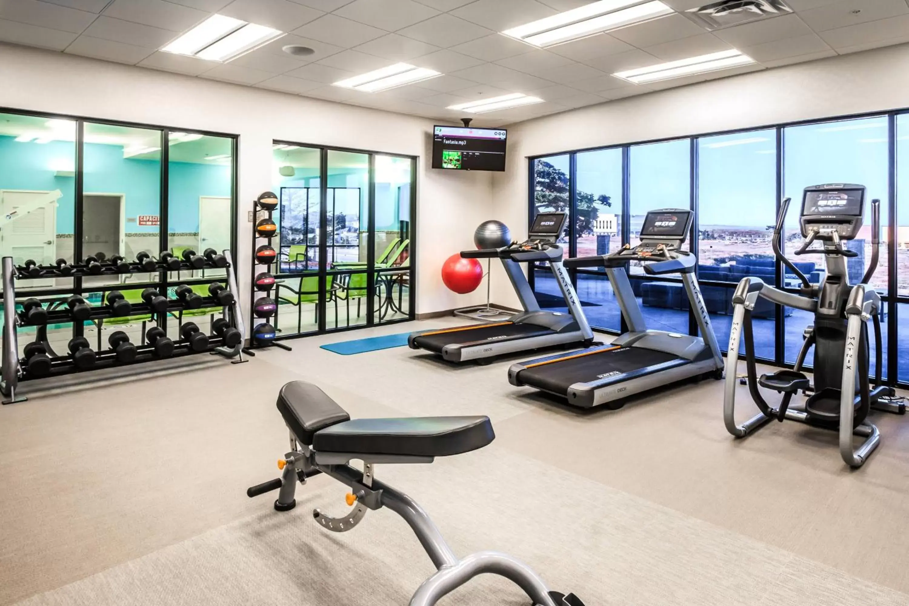 Fitness centre/facilities, Fitness Center/Facilities in SpringHill Suites by Marriott The Dunes On Monterey Bay