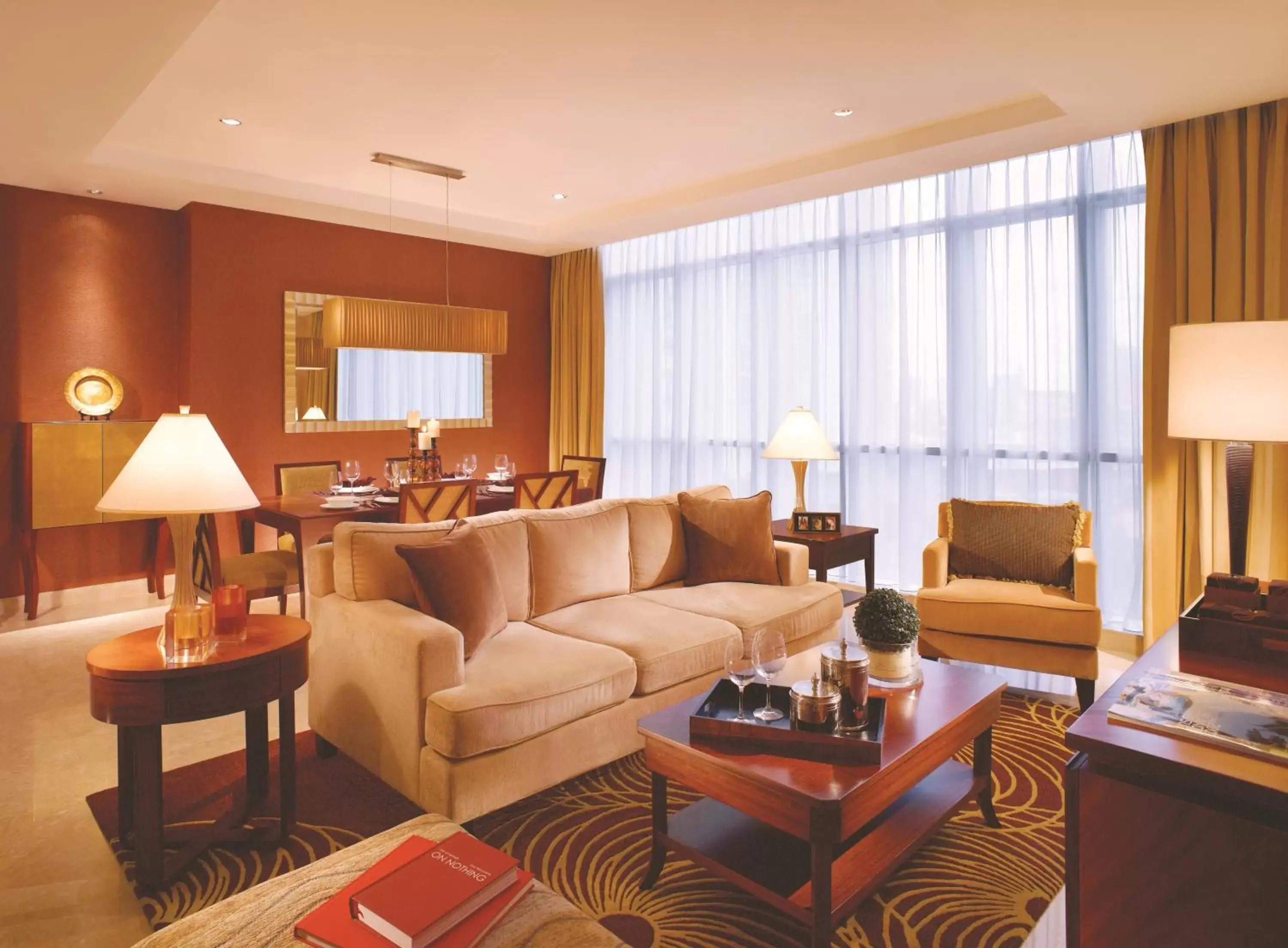 Living room in Oakwood Premier Cozmo Jakarta Living room in Oakwood Premier Cozmo Jakarta