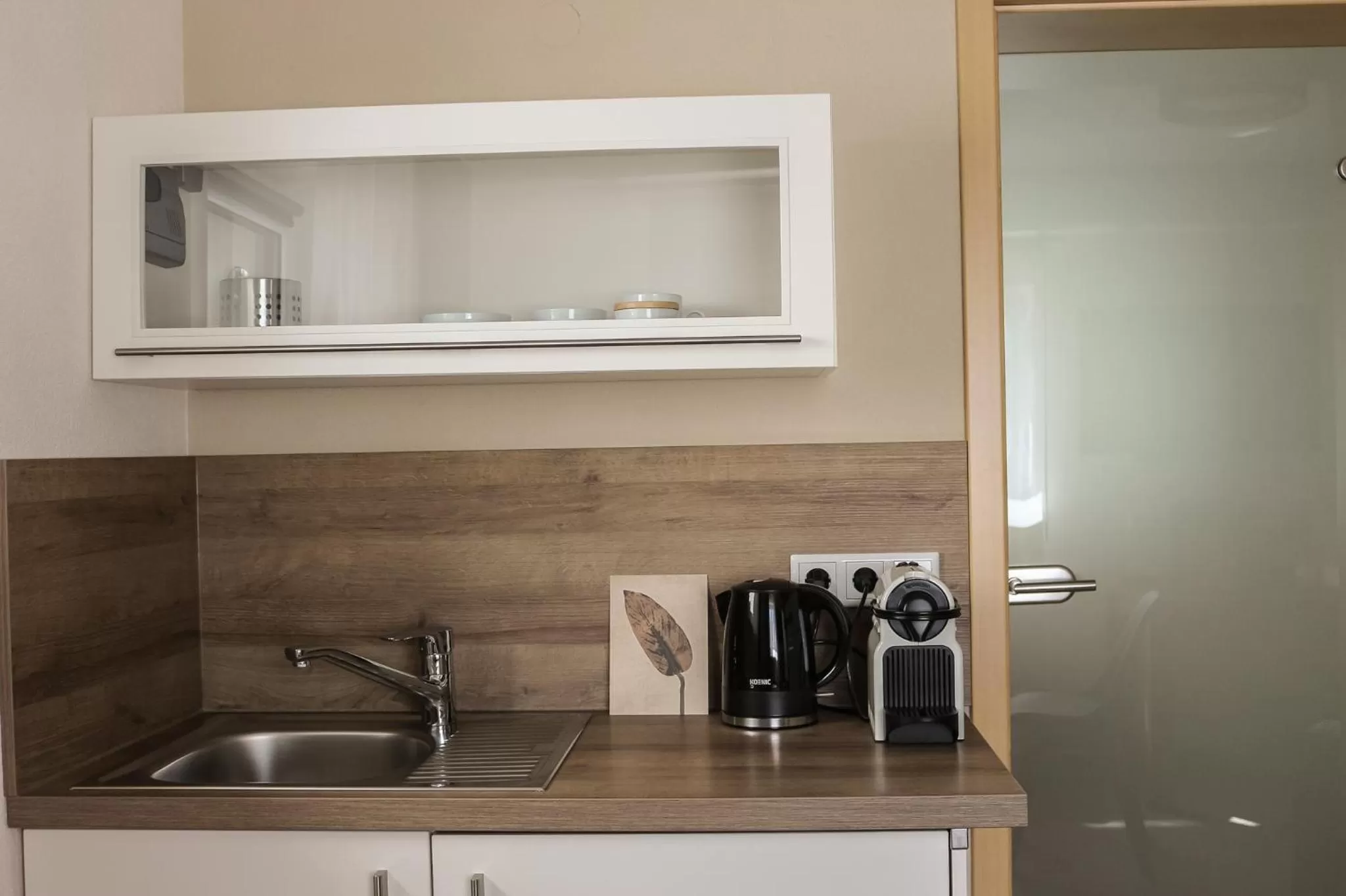 Coffee/tea facilities in Das Kornburg-Quartier