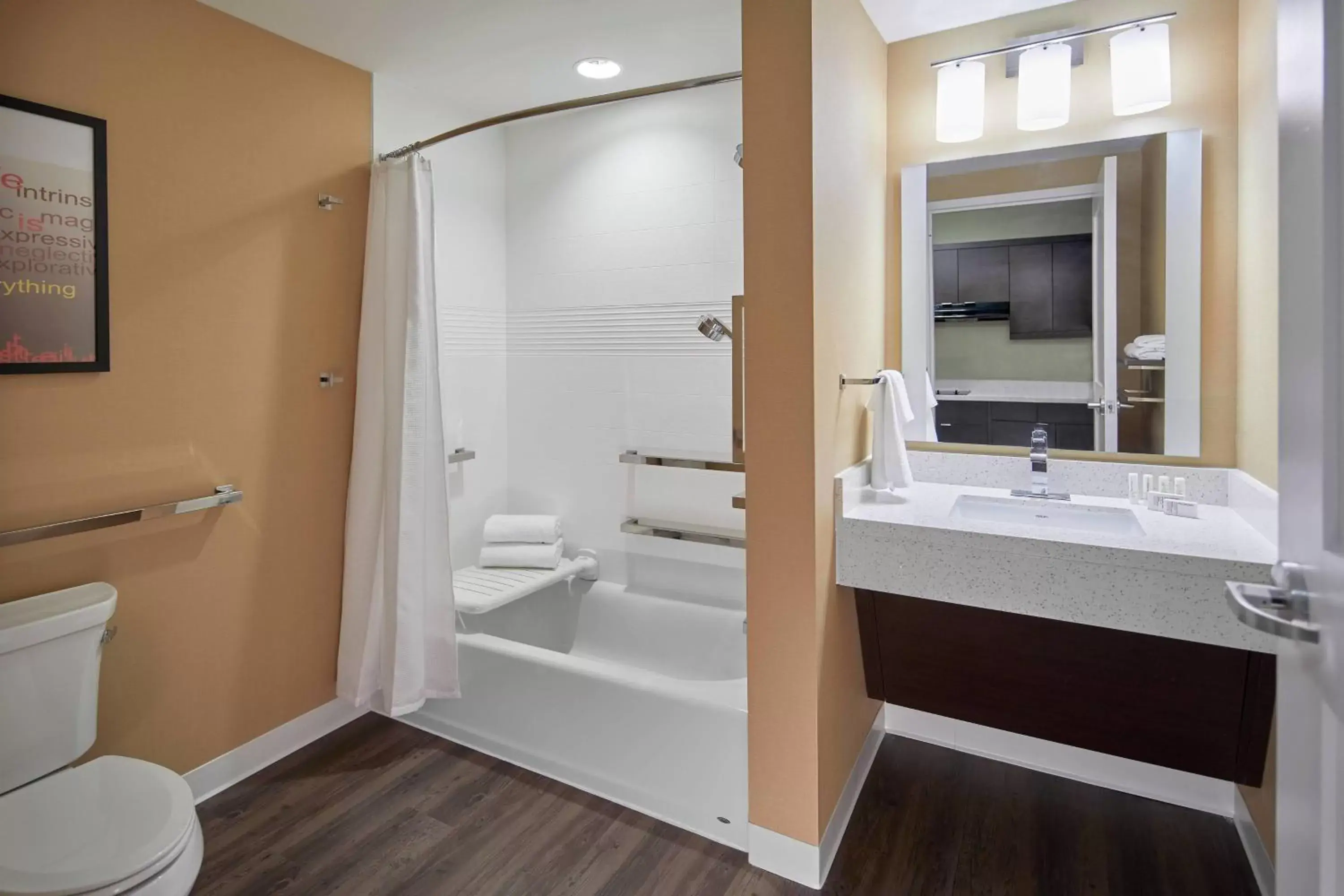 Bathroom in TownePlace Suites by Marriott Columbus North - OSU