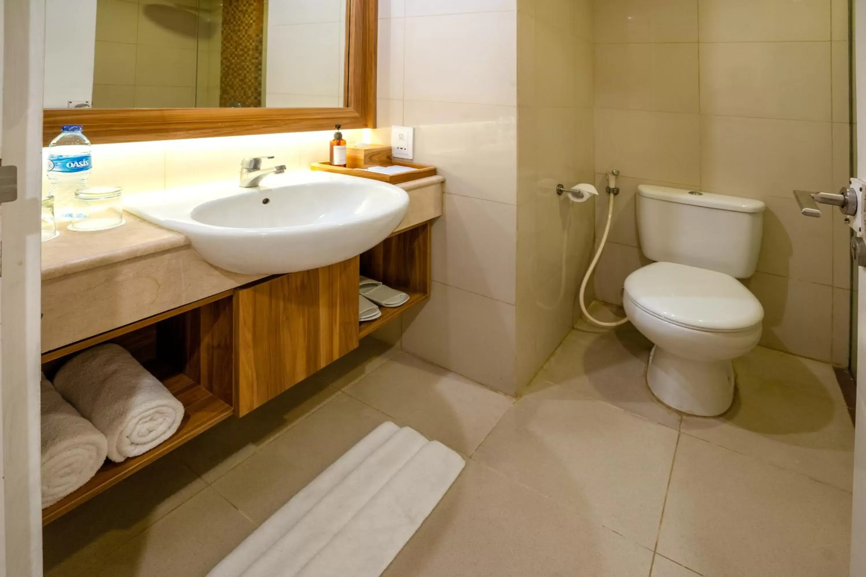 Toilet, Bathroom in Crystalkuta Hotel - Bali