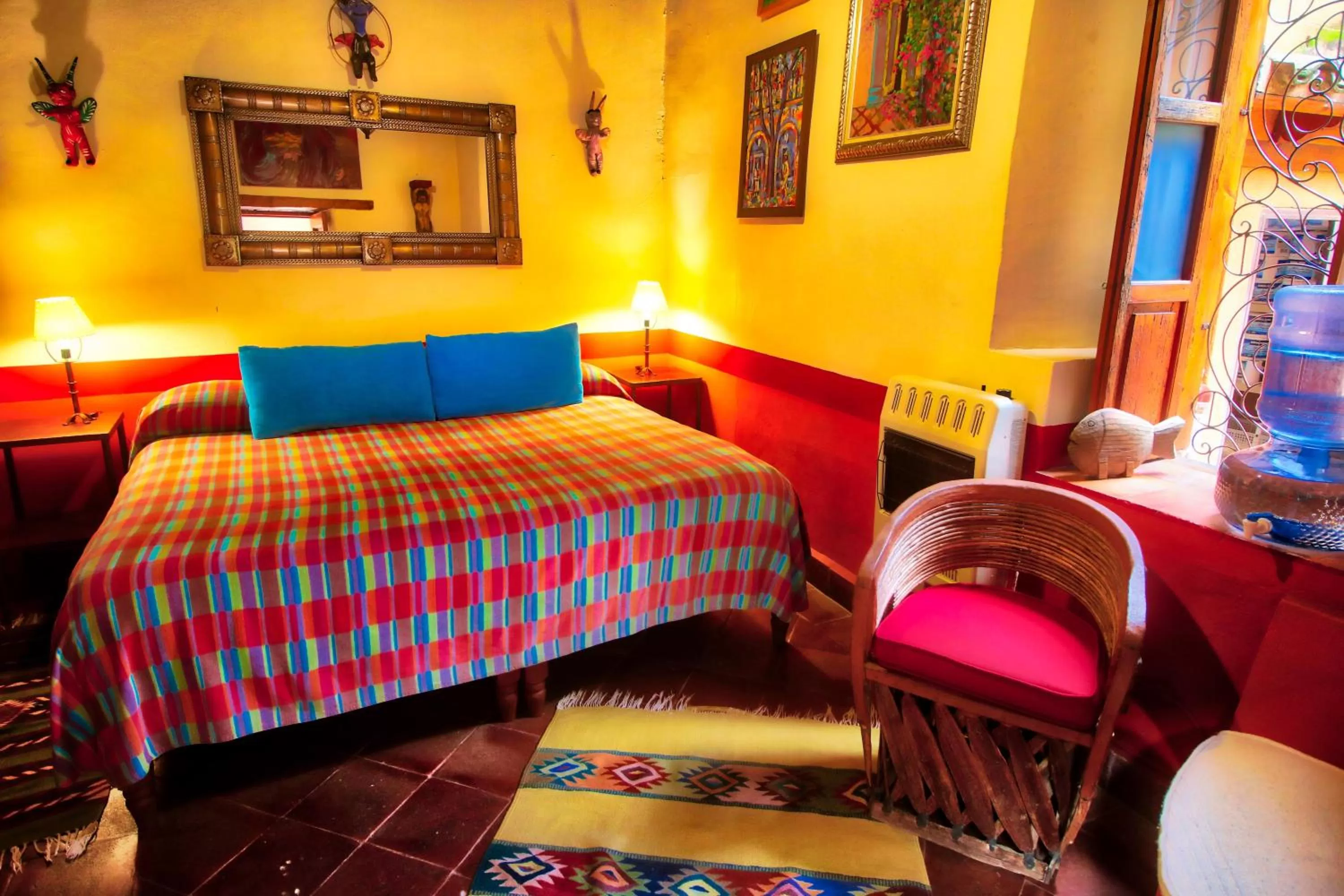 Bedroom, Bed in Hotel Casa Encantada