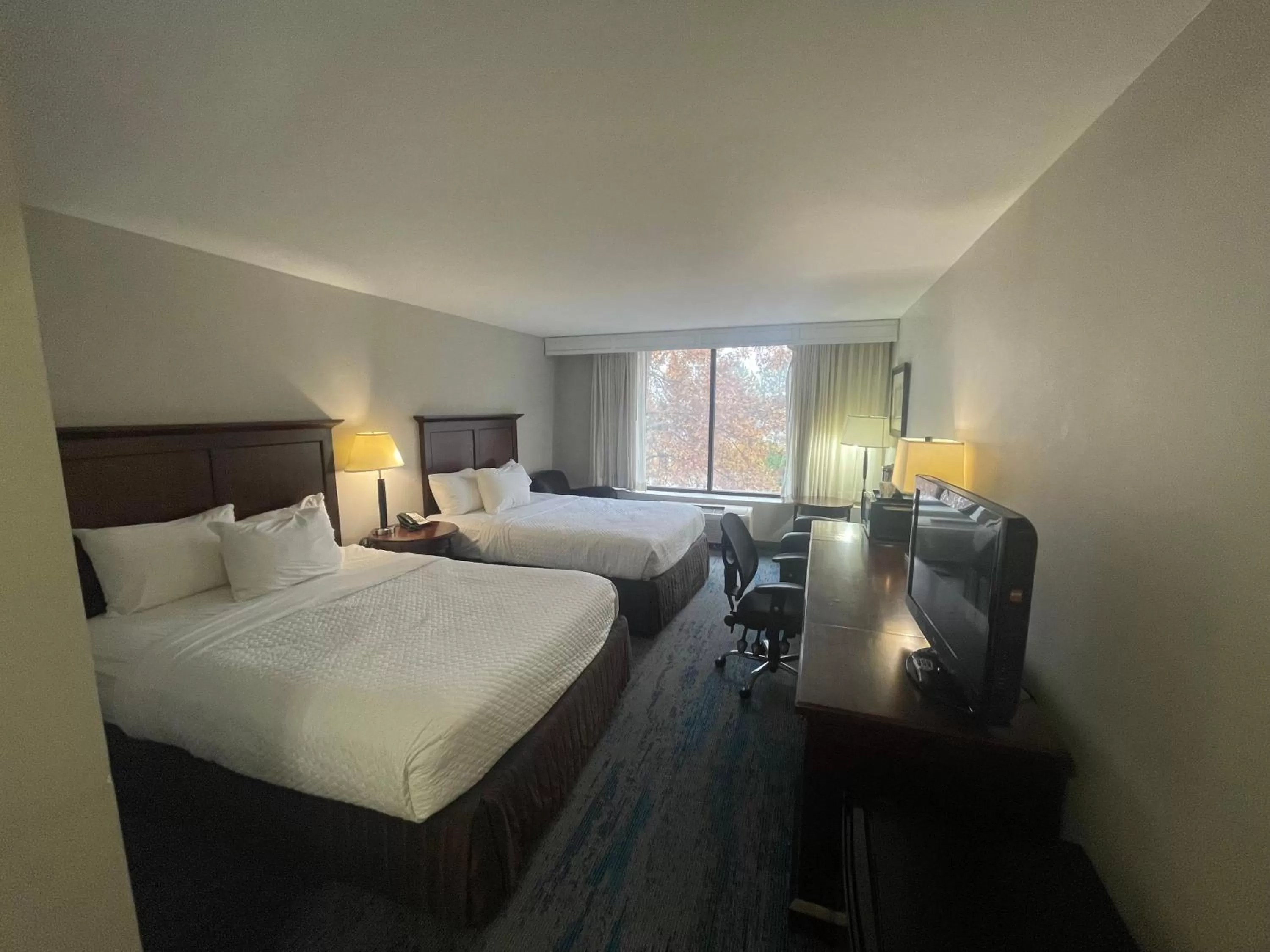 Photo of the whole room, Bed in Ramada by Wyndham Cleveland Independence