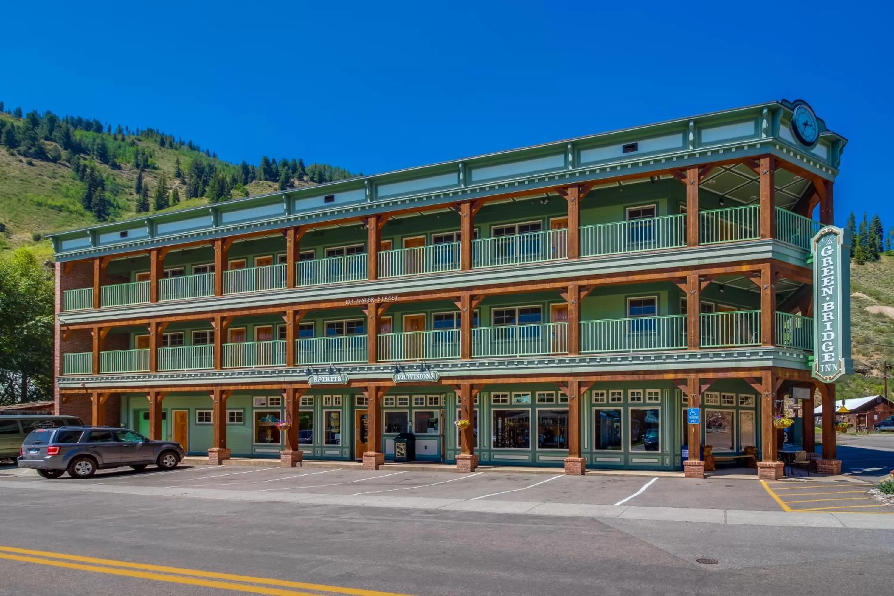 Property building in The Green Bridge Inn