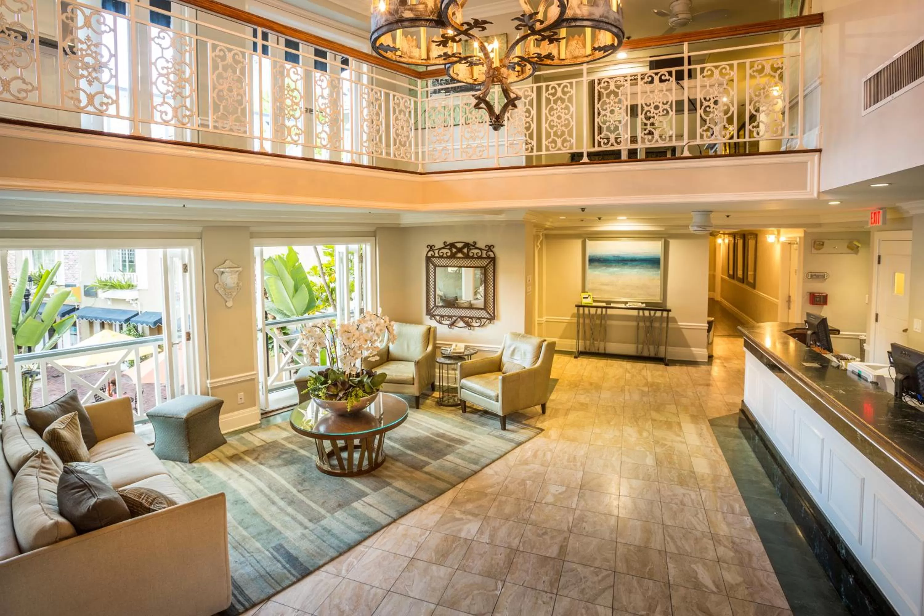 Lobby or reception in Hotel Metropole