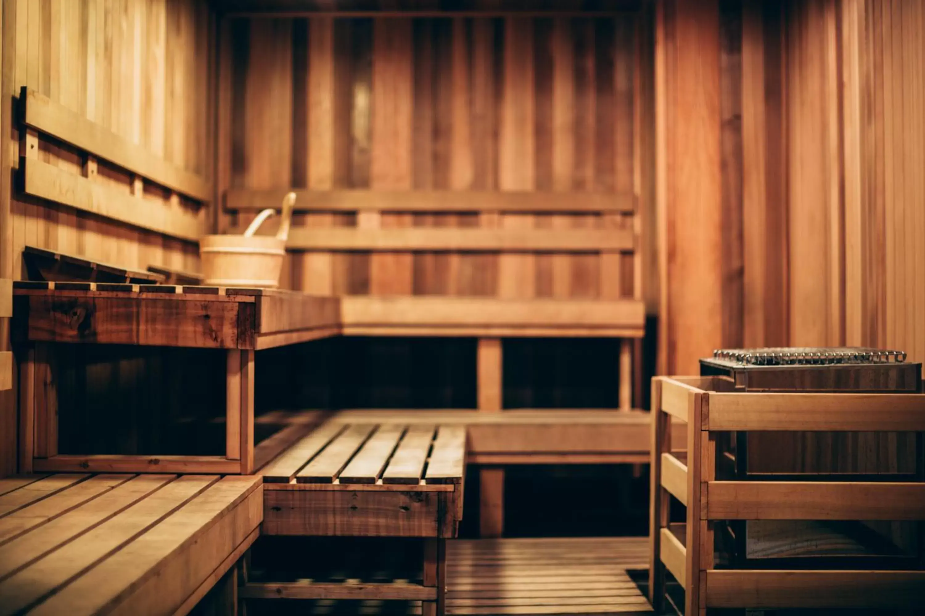 Sauna in Whitney Peak Hotel