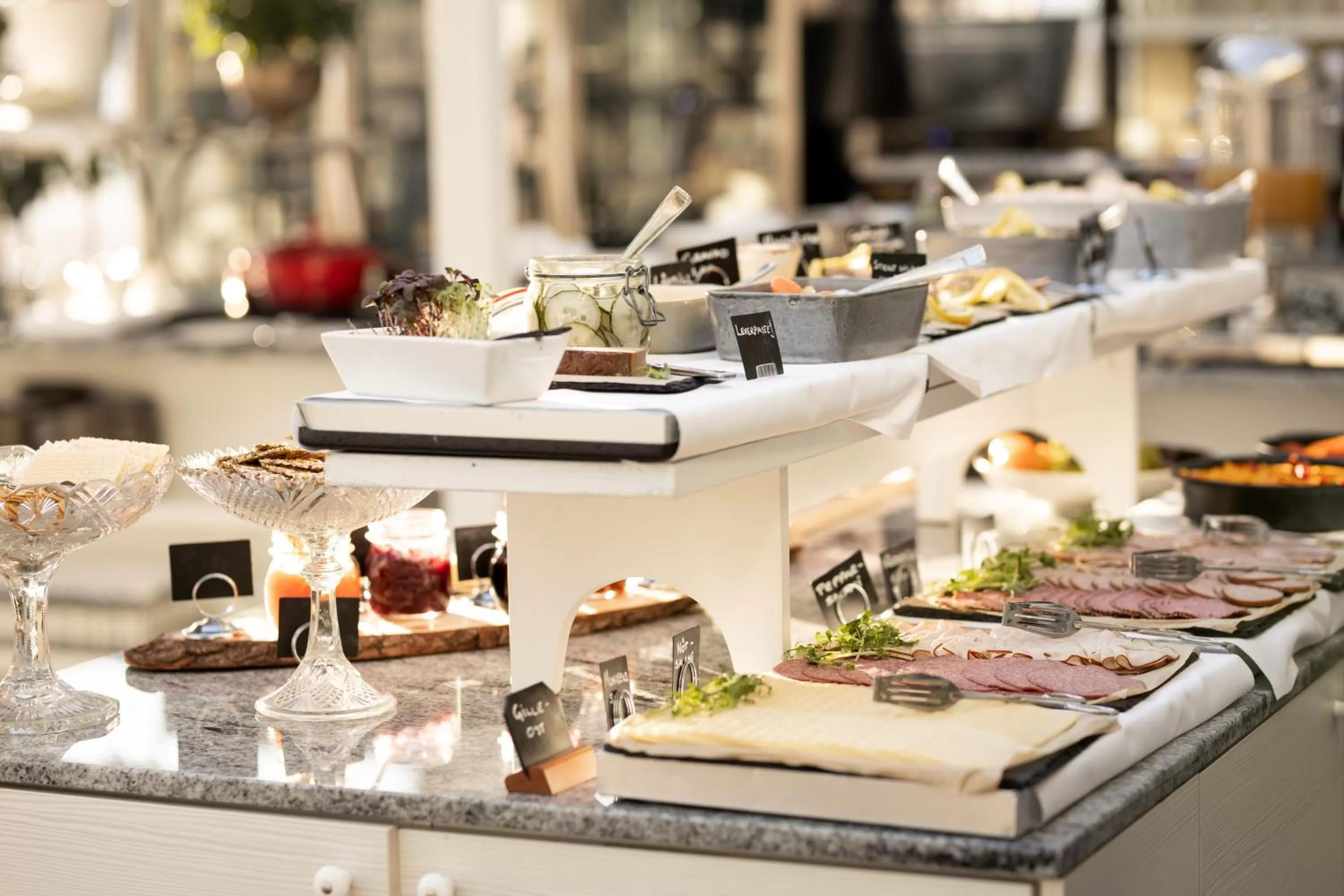 Buffet breakfast in Gränsö Slott Hotel & Spa
