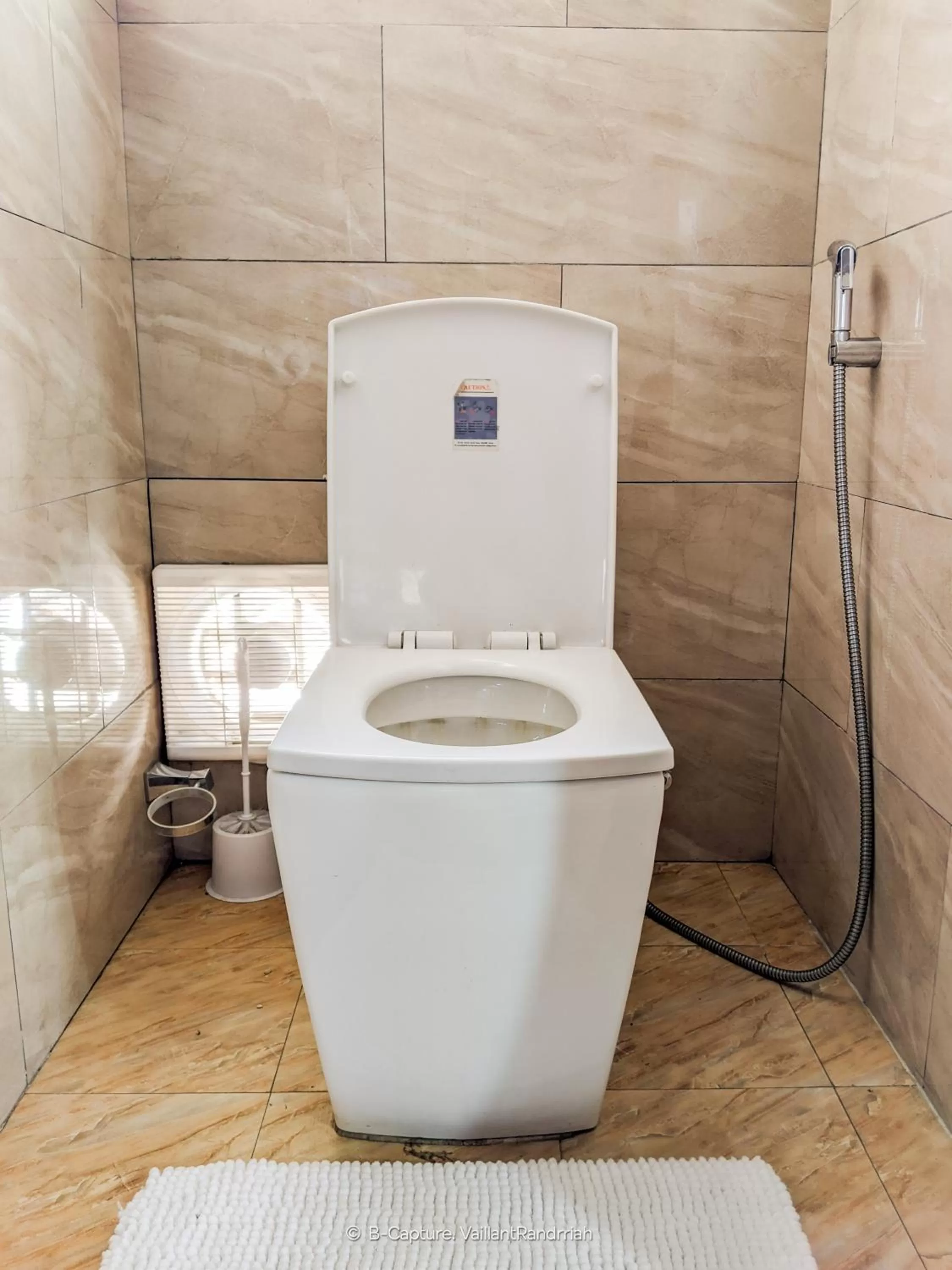 Toilet in Valiha Hotel Antananarivo