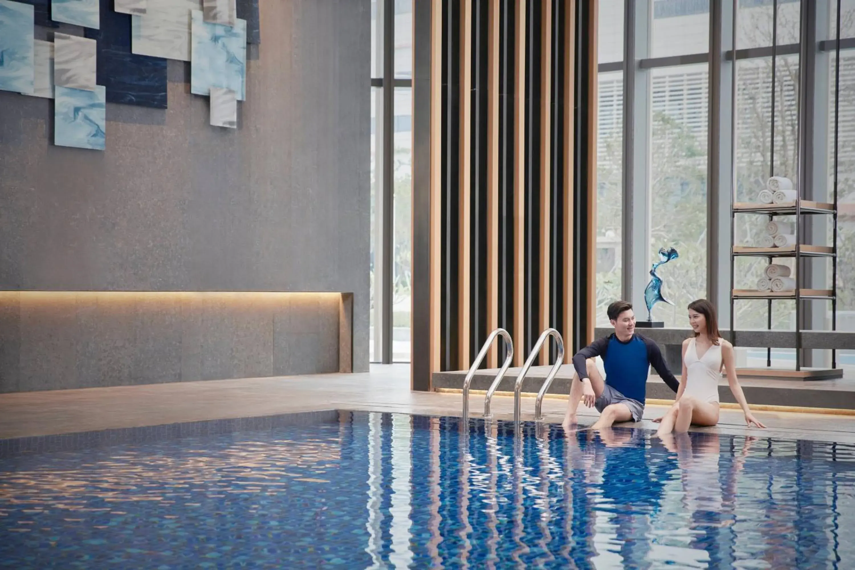 Swimming Pool in Fuzhou Marriott Hotel Riverside