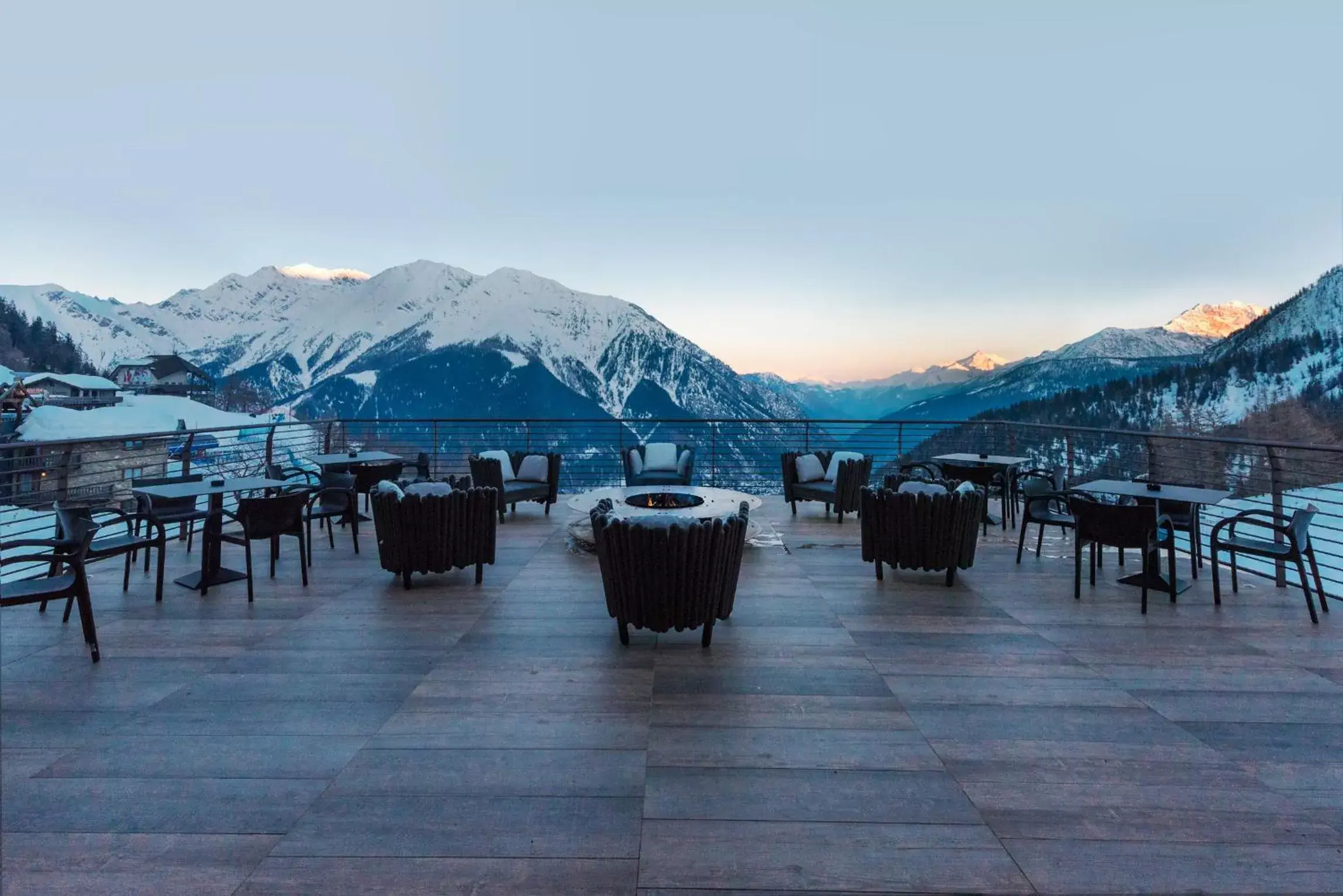 Restaurant/places to eat in Le Massif Hotel & Lodge Courmayeur The Leading Hotels of the World