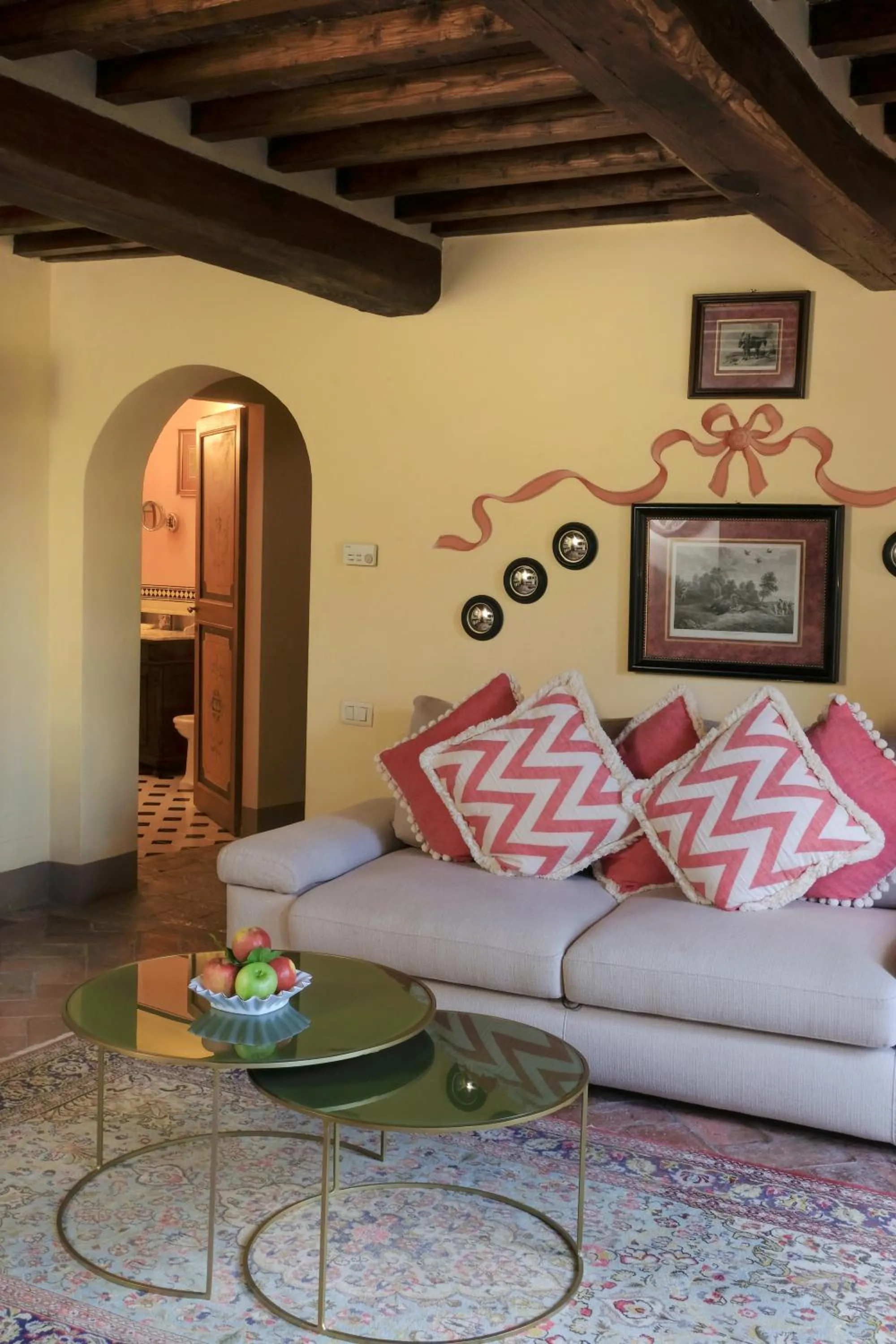 Living room in Il Falconiere Relais & Spa