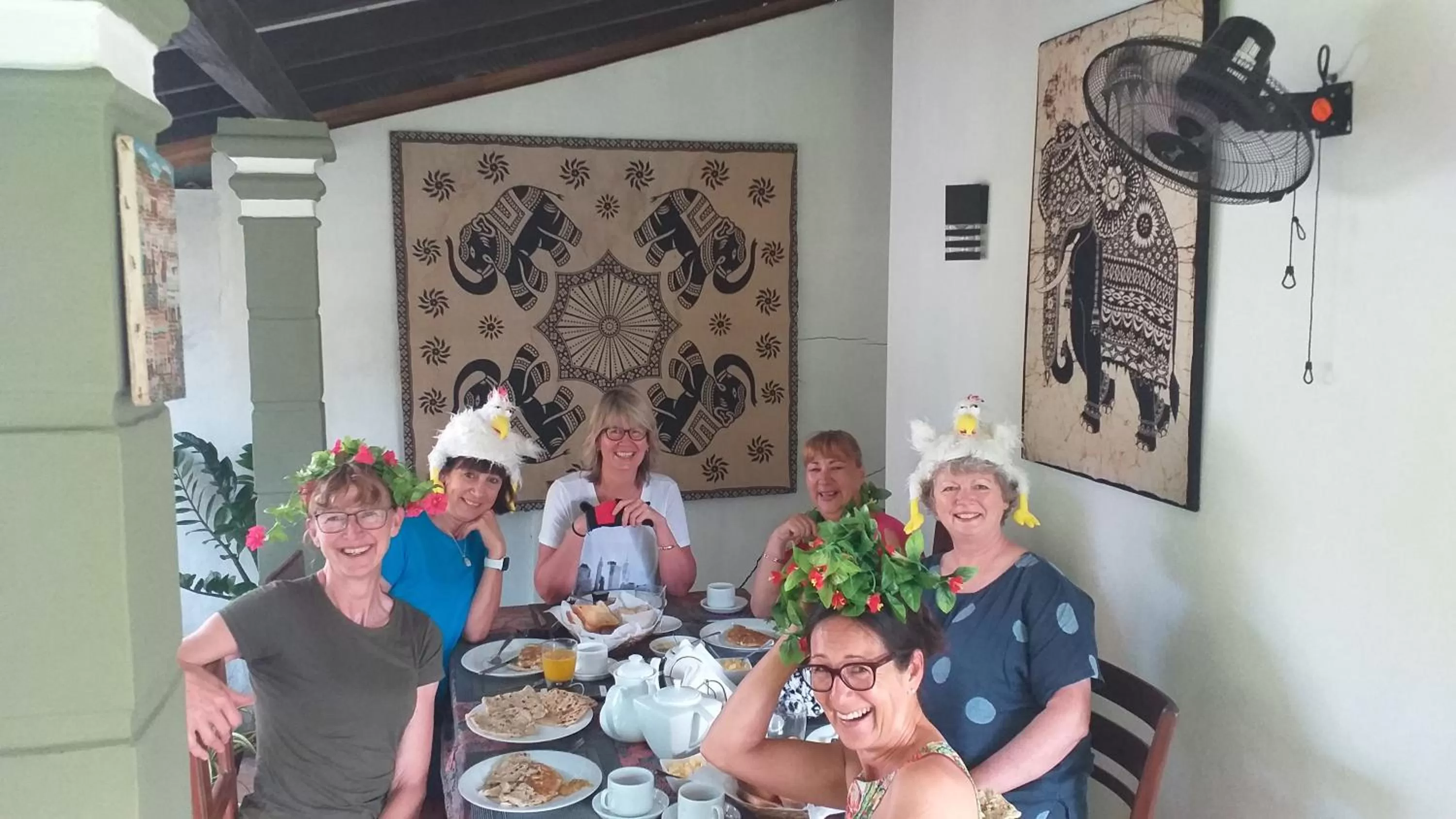 People in Green Wood Villa Negombo