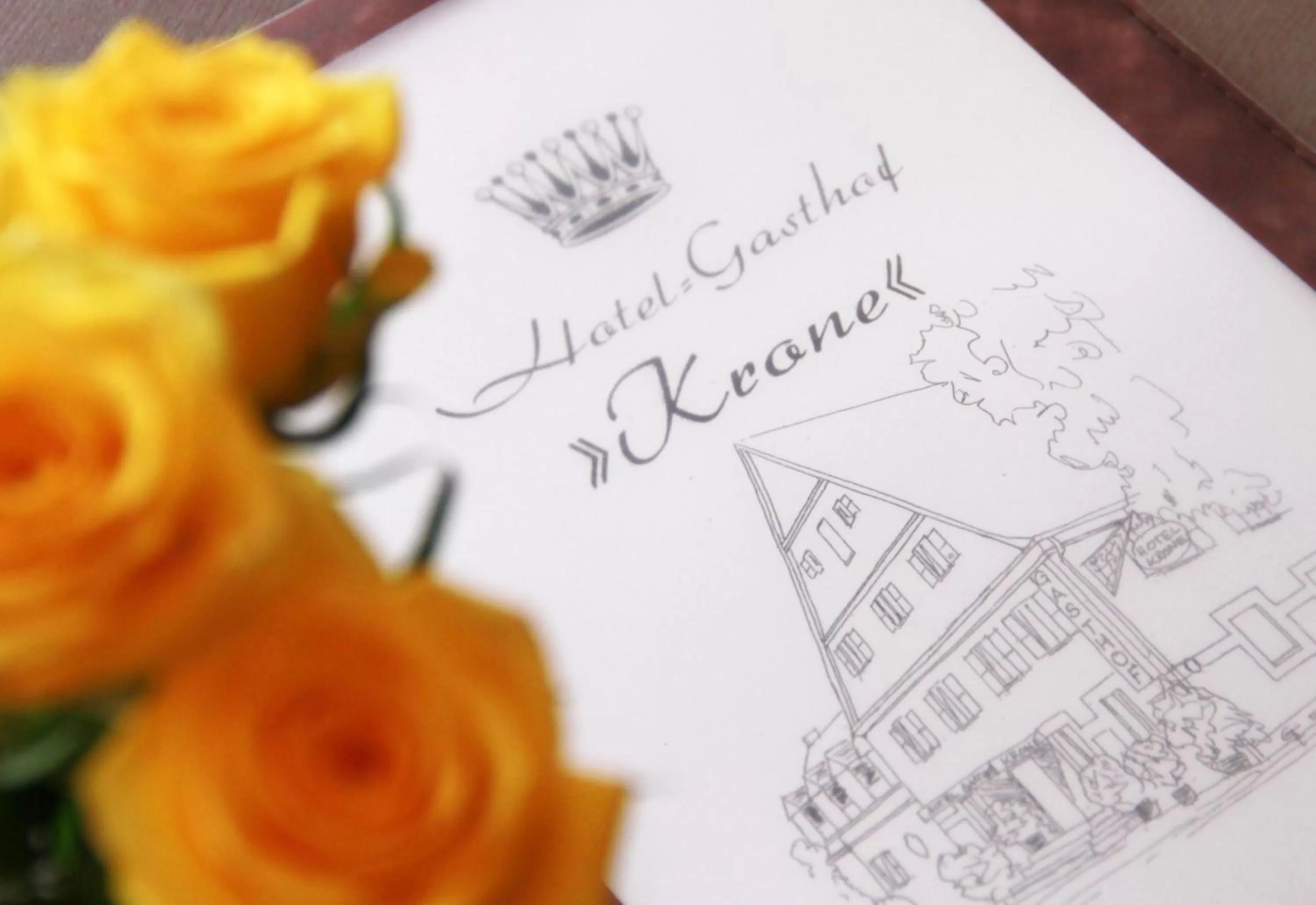 Decorative detail in Hotel Gasthof Krone