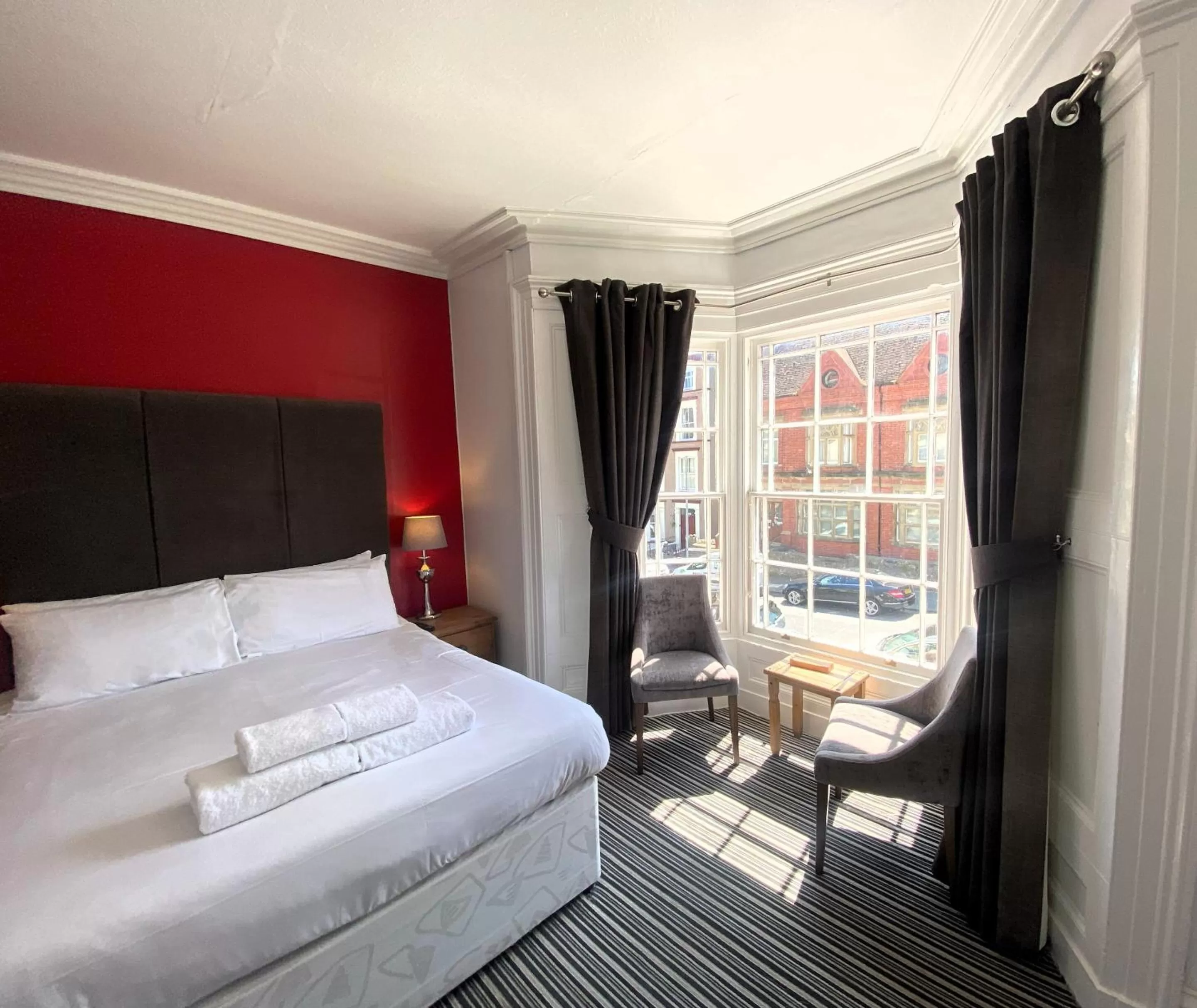 Bedroom, Bed in The Post House, Llandudno