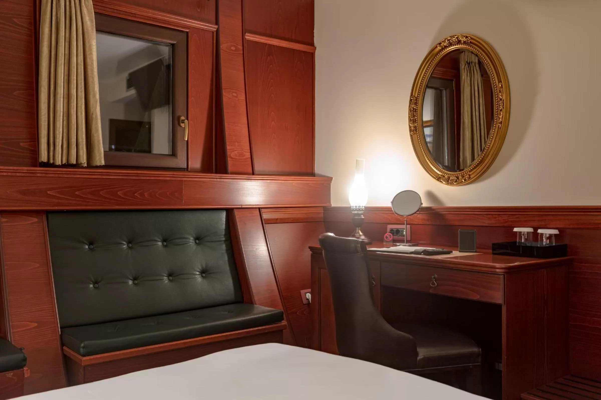 Decorative detail, Bed in Hotel Senigallia