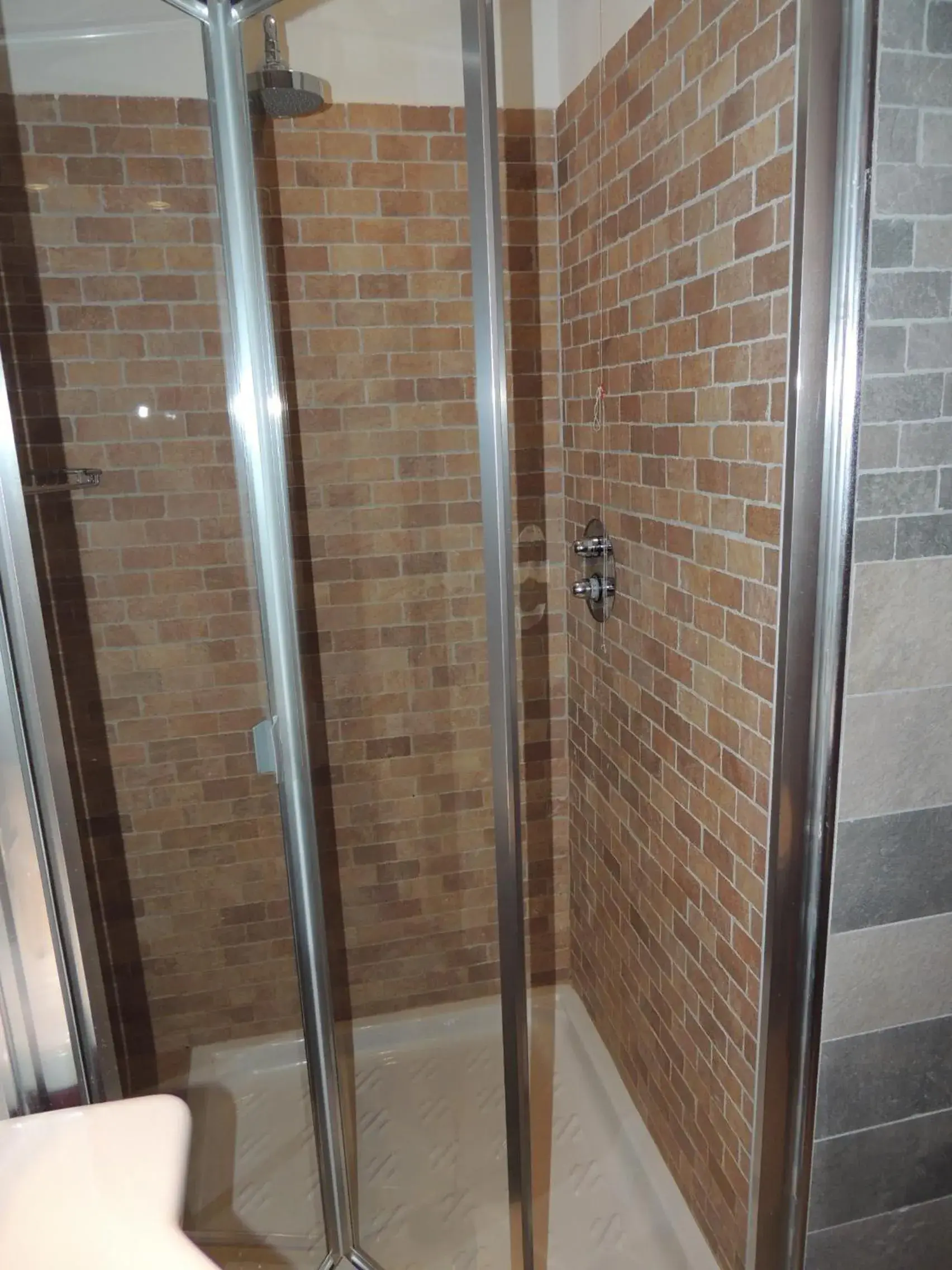 Shower, Bathroom in Cascina Scova Resort
