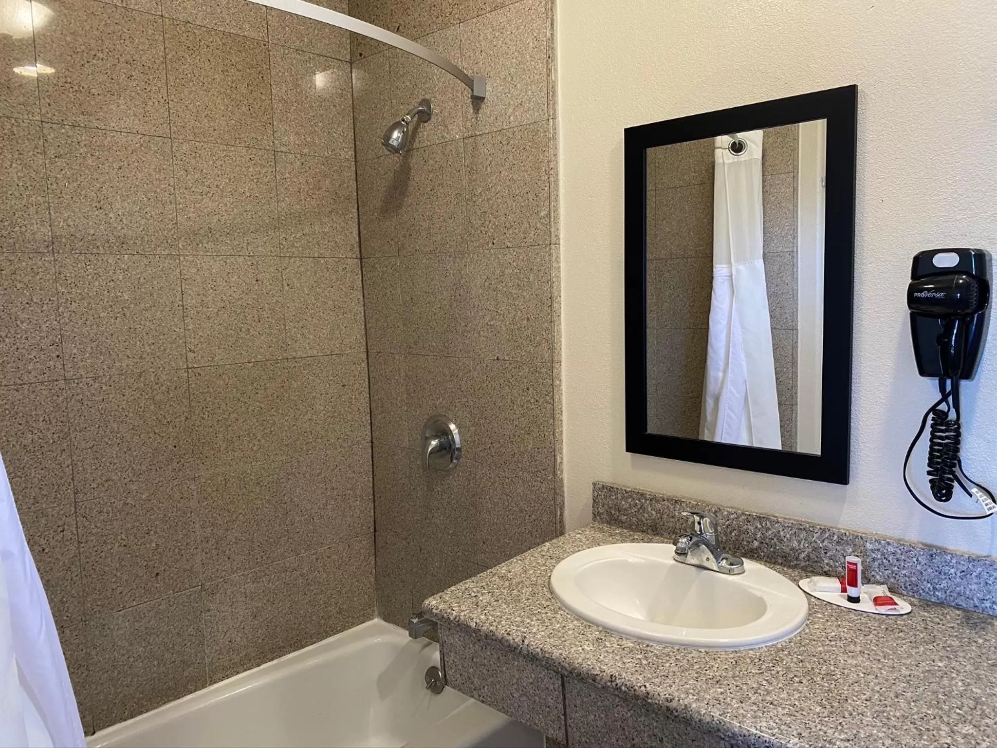Bathroom in Super 8 by Wyndham Monterey