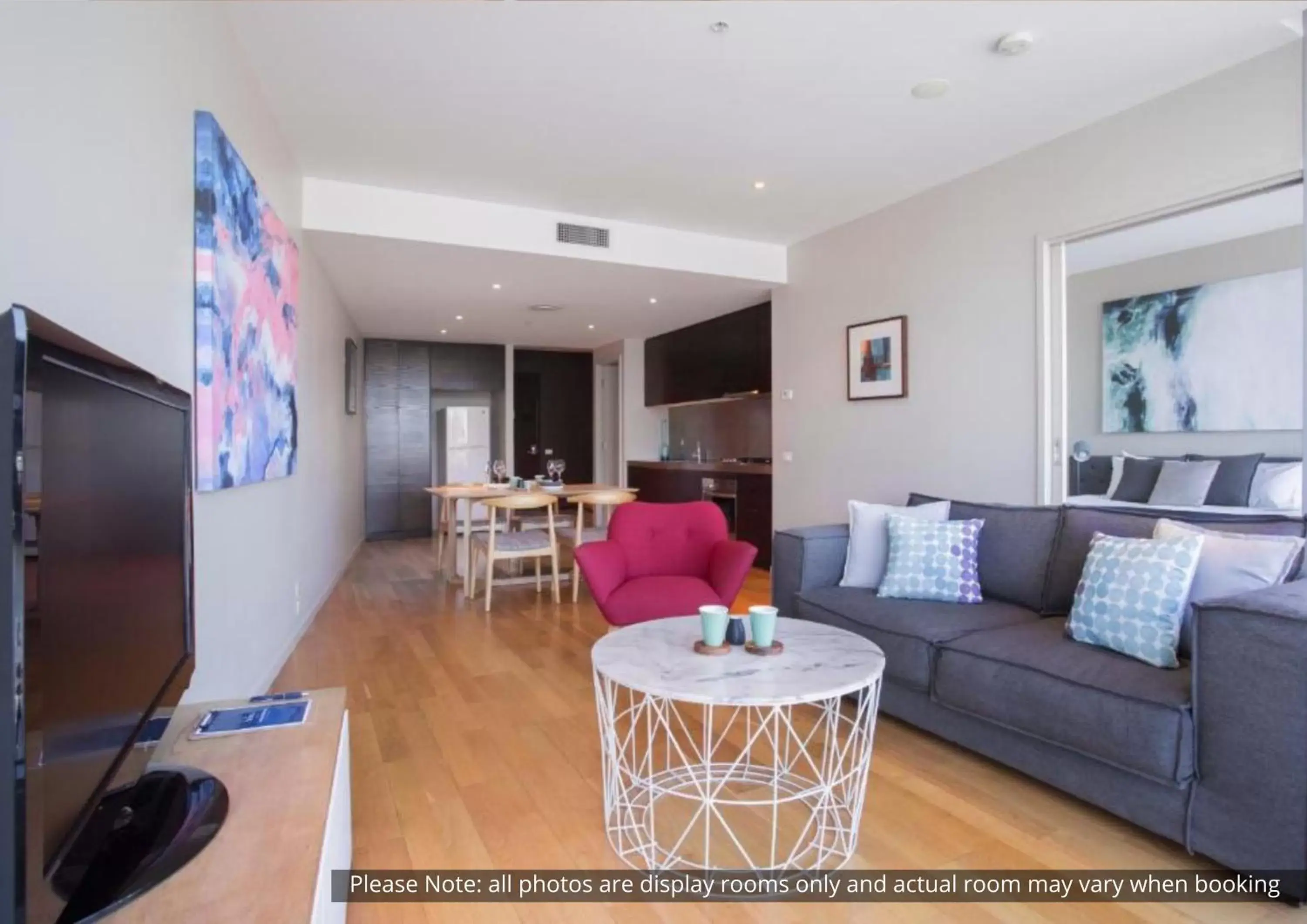 Living room, Seating Area in The Sebel Residences Melbourne Docklands Serviced Apartments