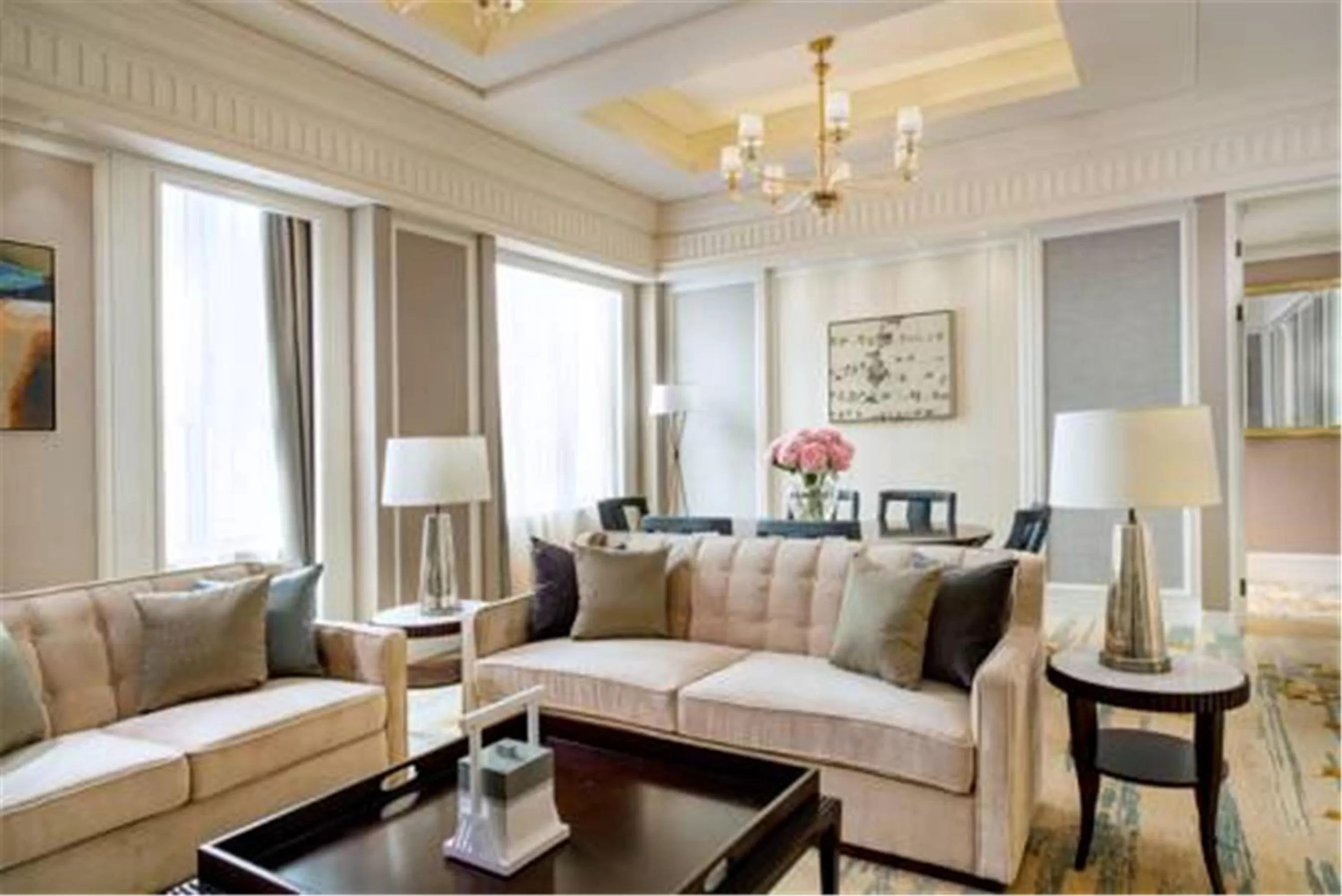 Living room in Sofitel Shanghai Hongqiao