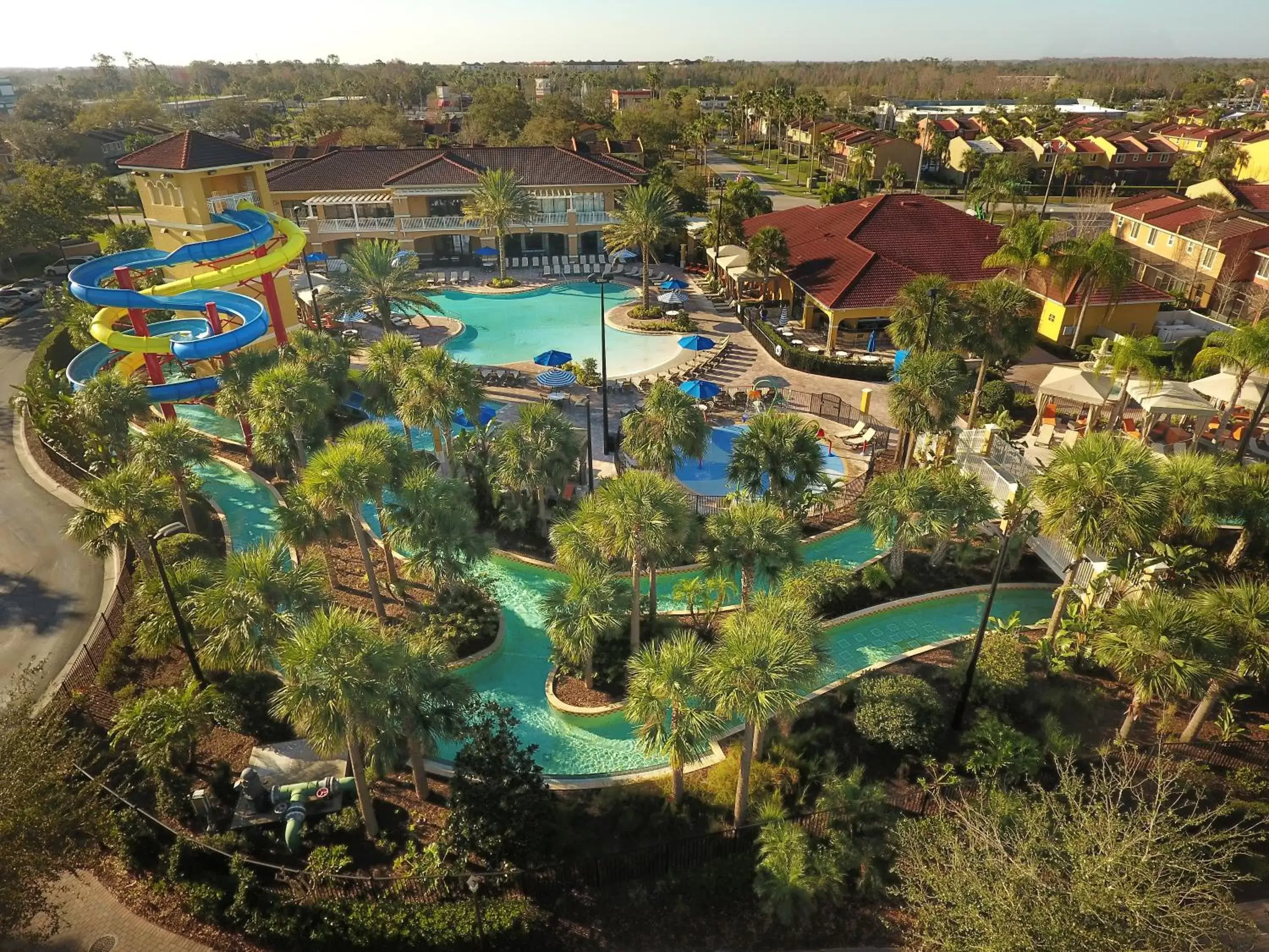 Aqua park, Bird's-eye View in FantasyWorld Resort