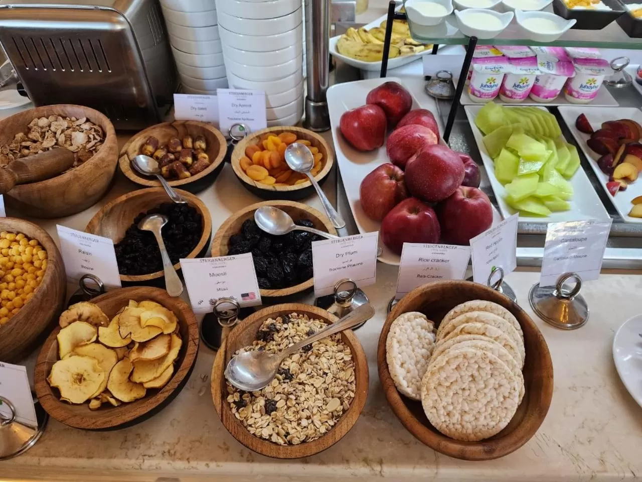 Breakfast in Steigenberger Cecil Hotel Alexandria