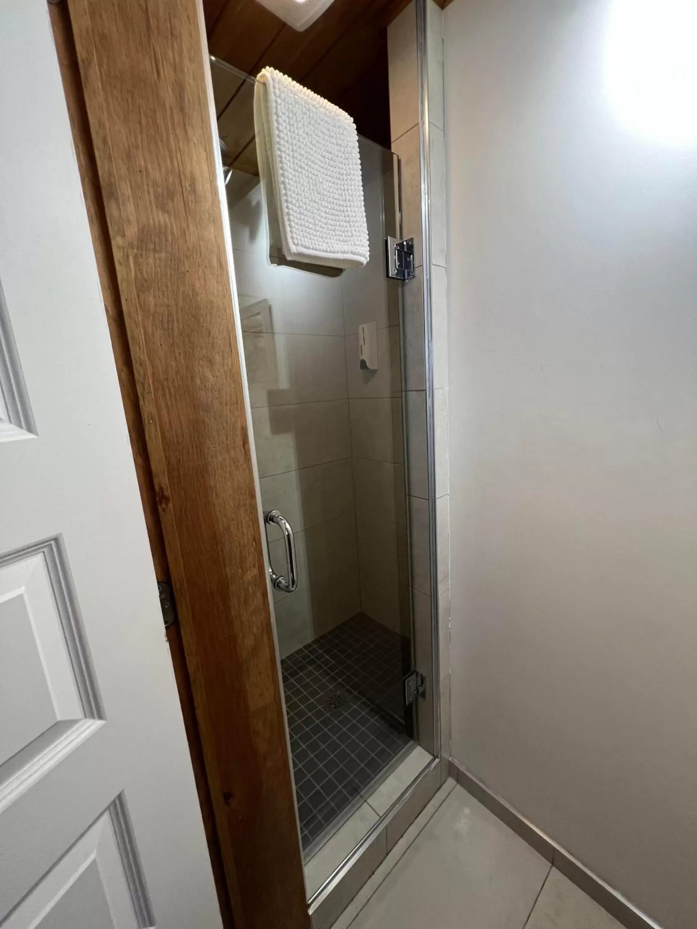 Shower, Bathroom in Gîte du Haut des Arbres