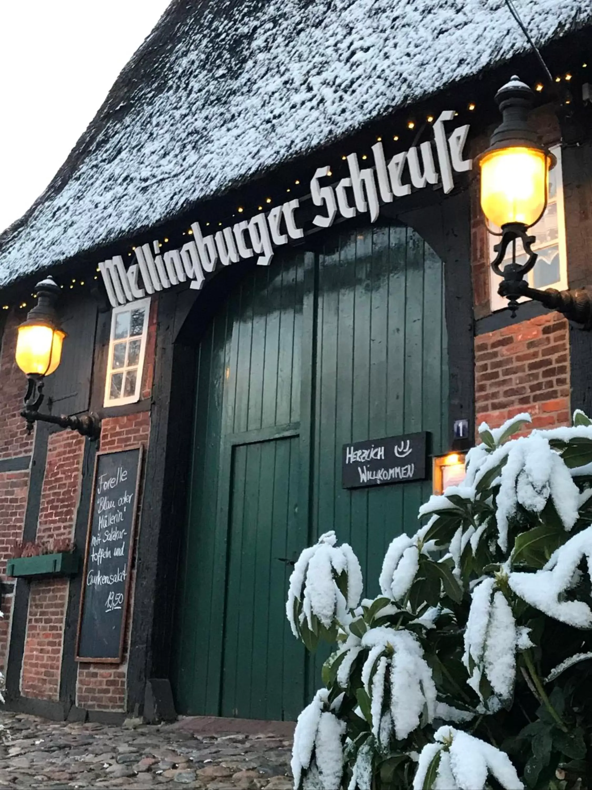 Winter in Kleinhuis Hotel Mellingburger Schleuse