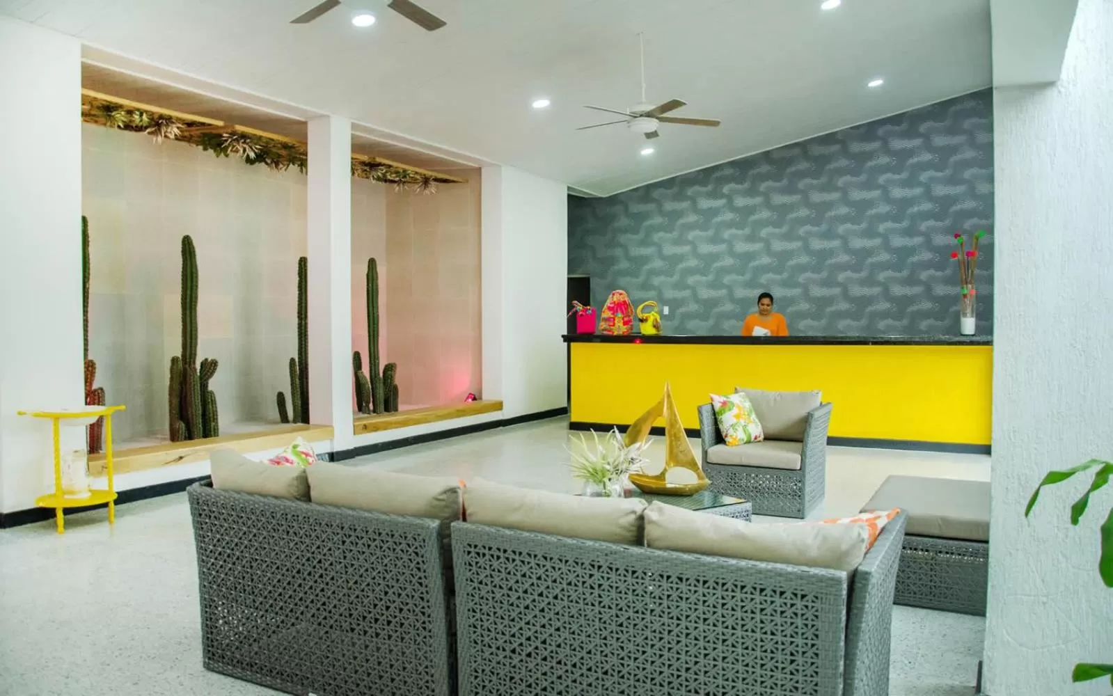 Lobby or reception in Hotel Gimaura