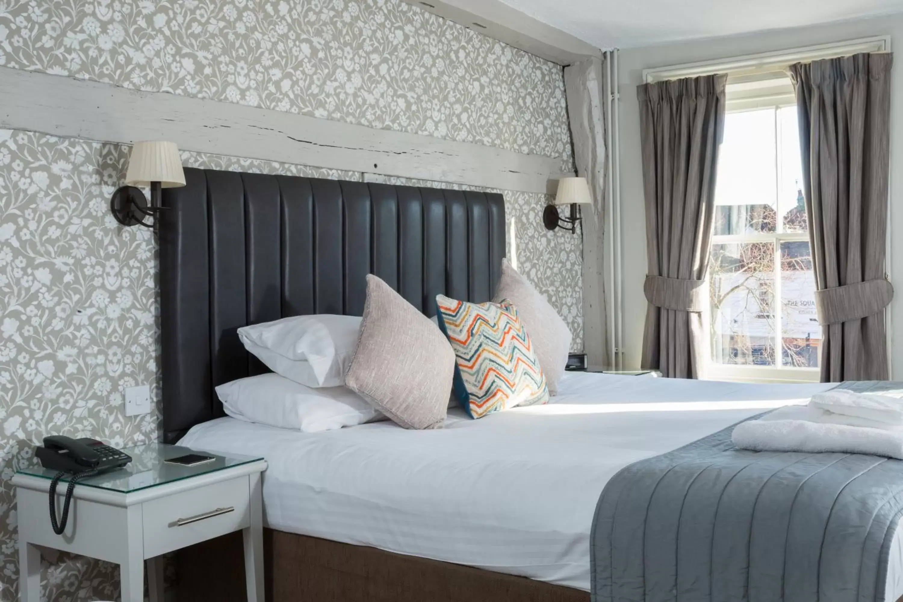 Bedroom, Bed in The Dog & Bear Hotel Bedroom, Bed in The Dog & Bear Hotel