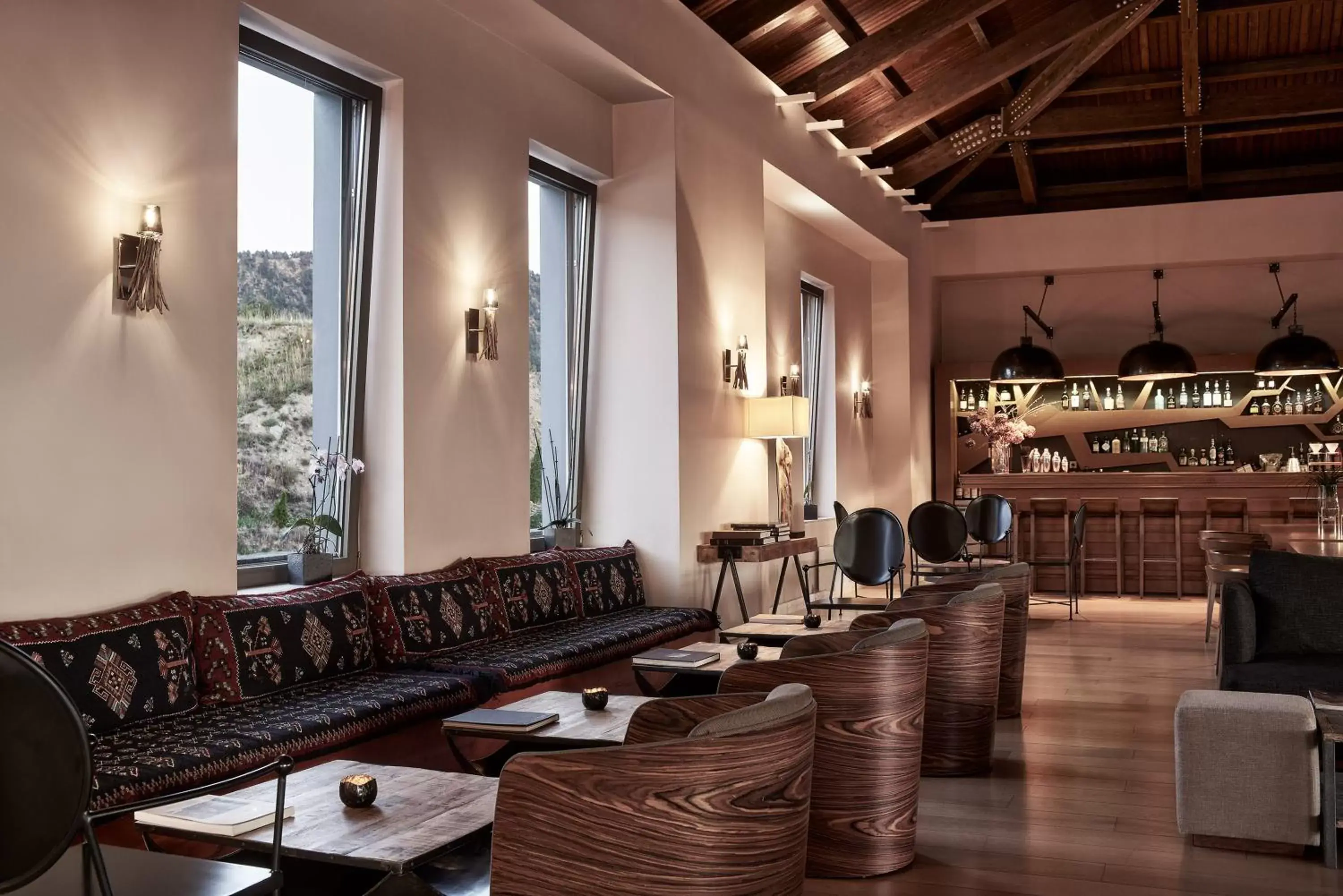 Lounge or bar in Grand Forest Metsovo - Small Luxury Hotels of the World