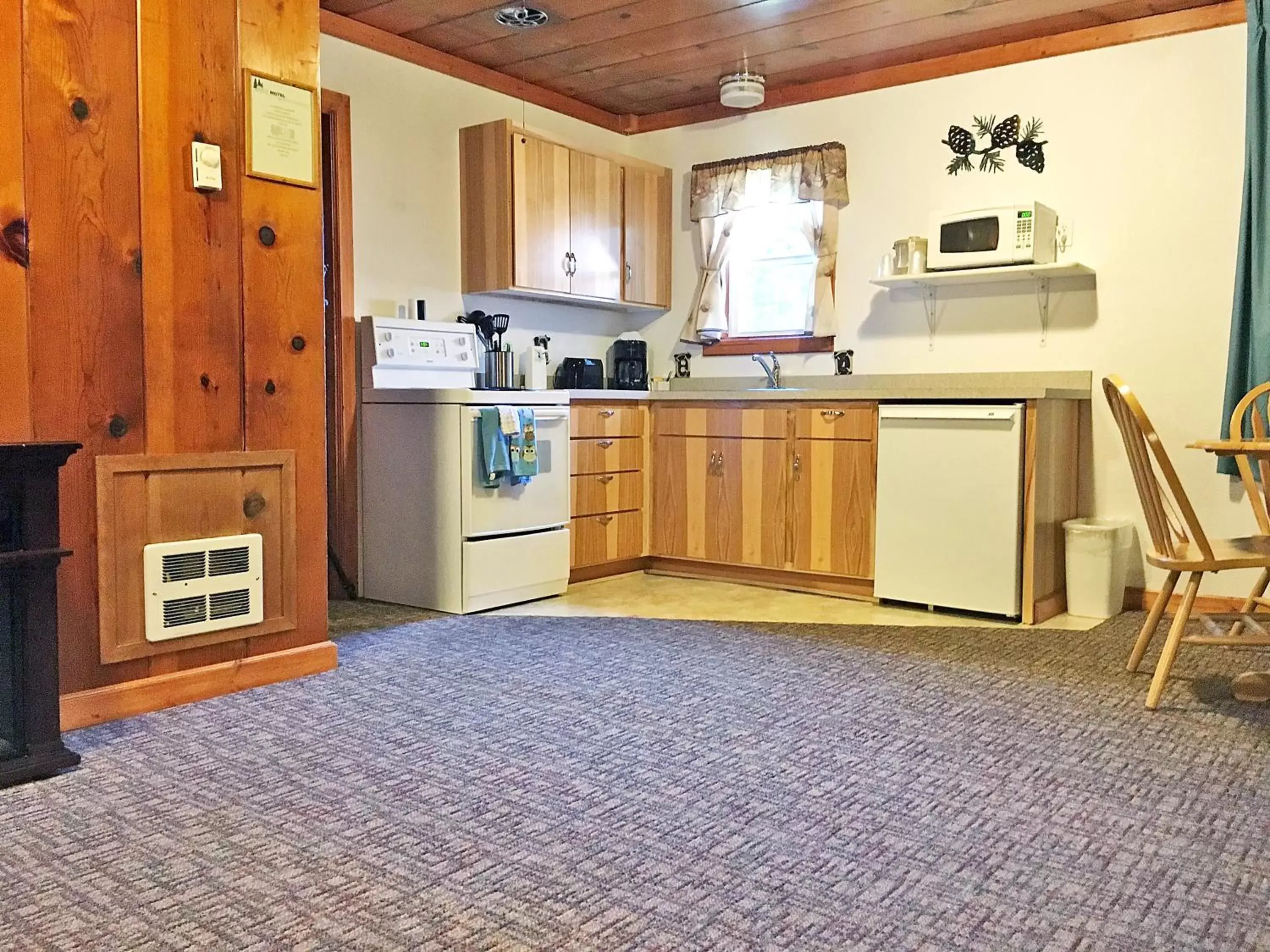 Kitchen/Kitchenette in Park Motel and Cabins