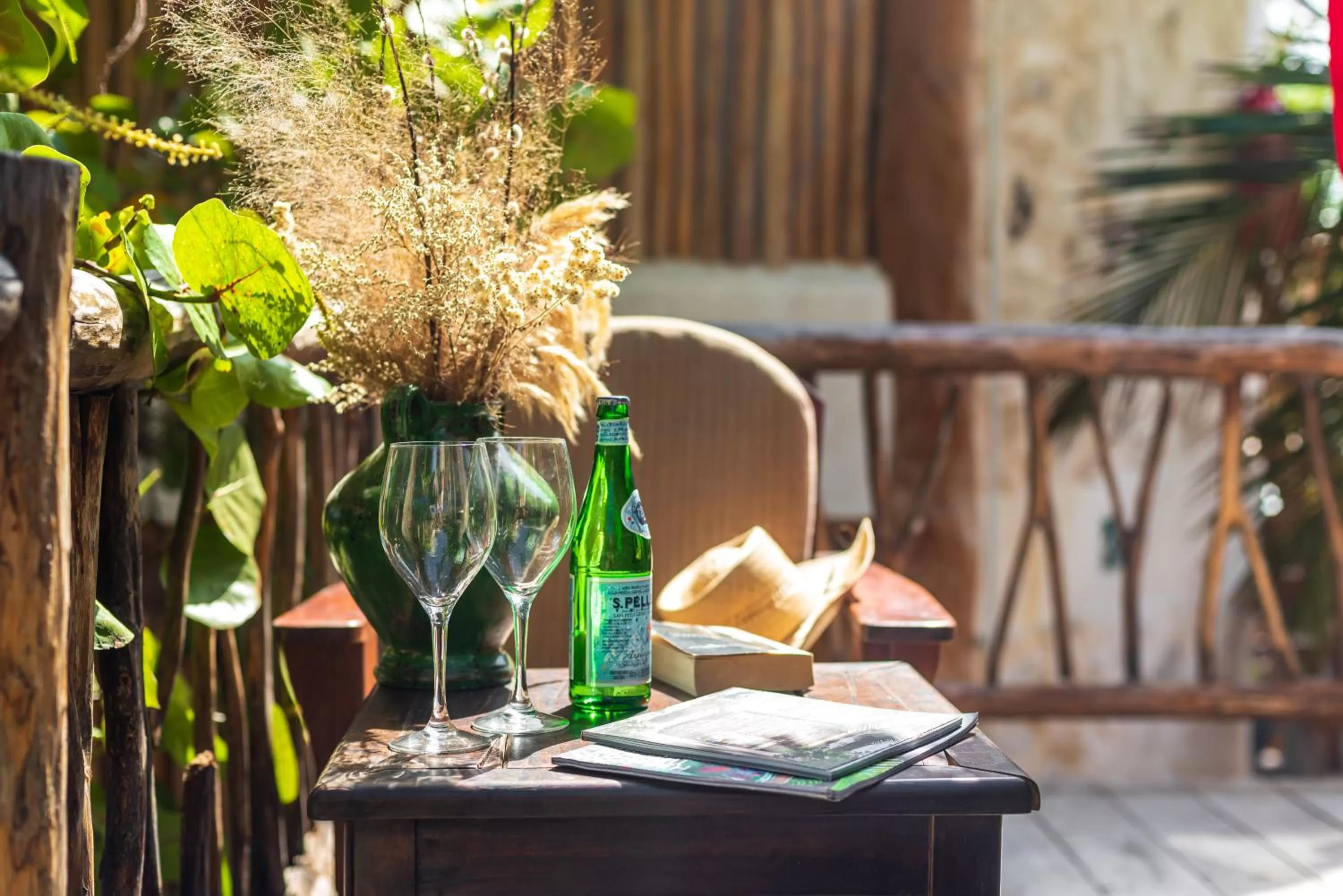 Patio in Casa Ganesh Tulum-Beachfront hotel by Ahau Collection