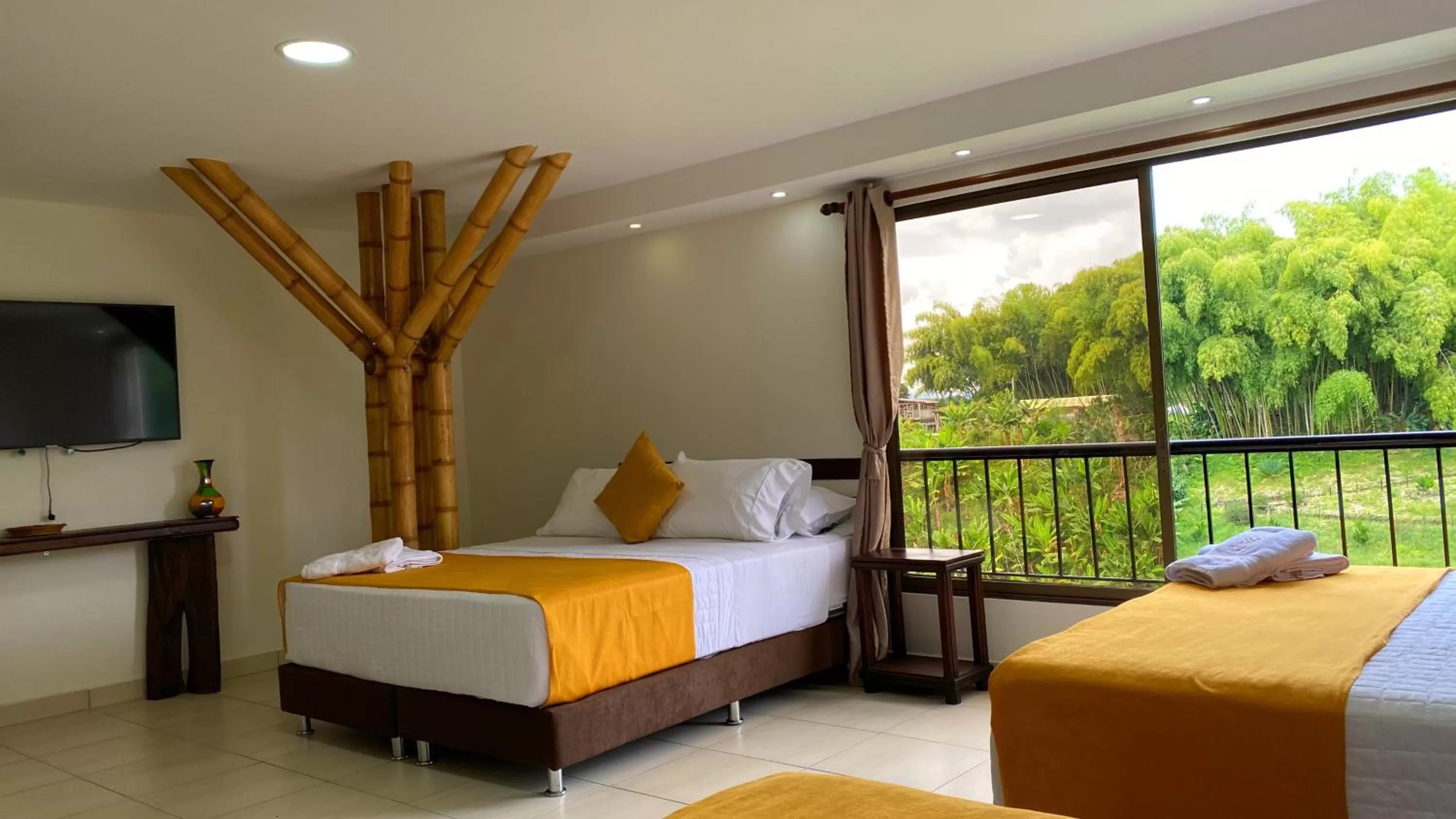 Bed in La Victoria Hotel Campestre