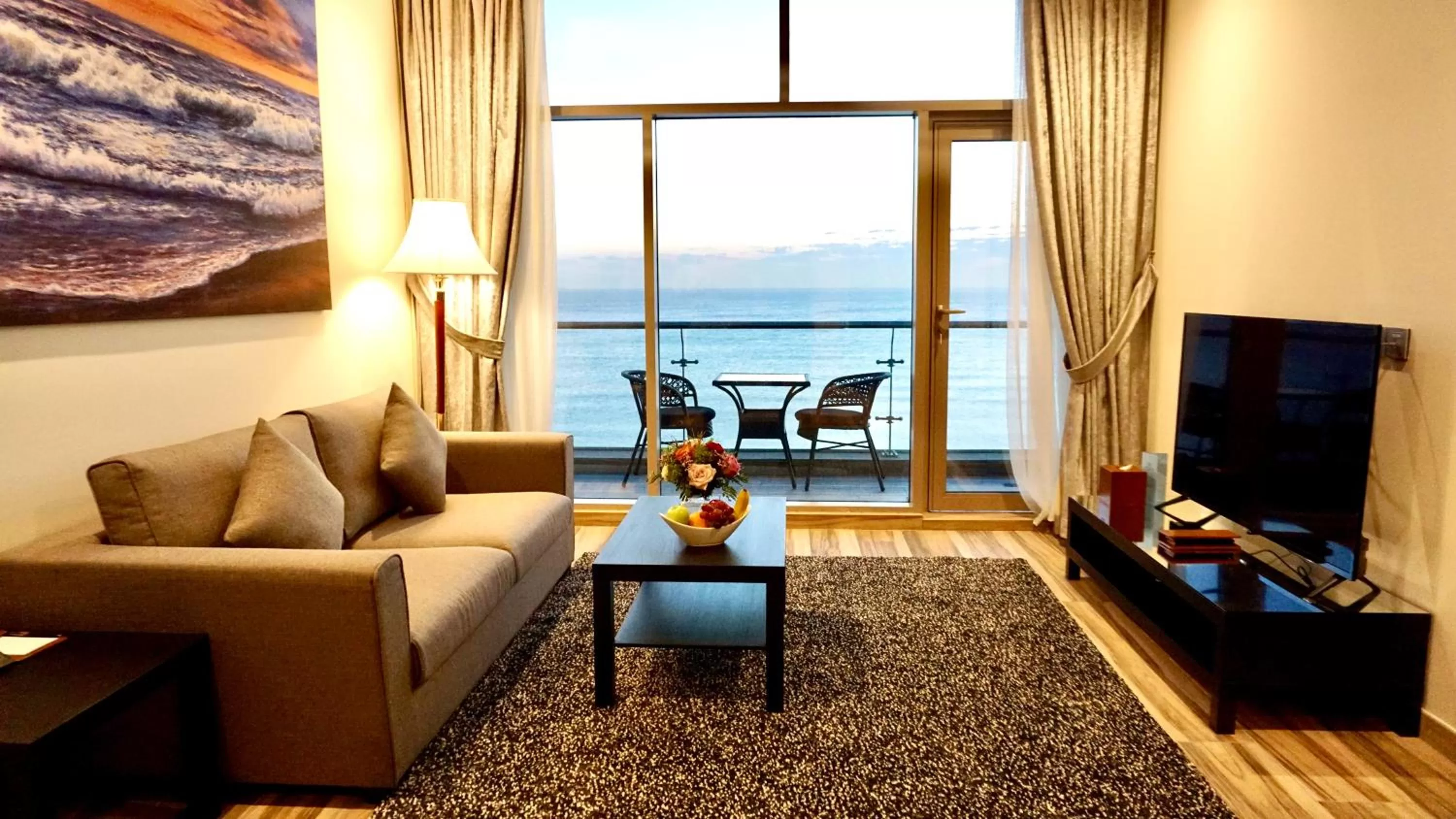 Toilet in Al Kout Beach Hotel