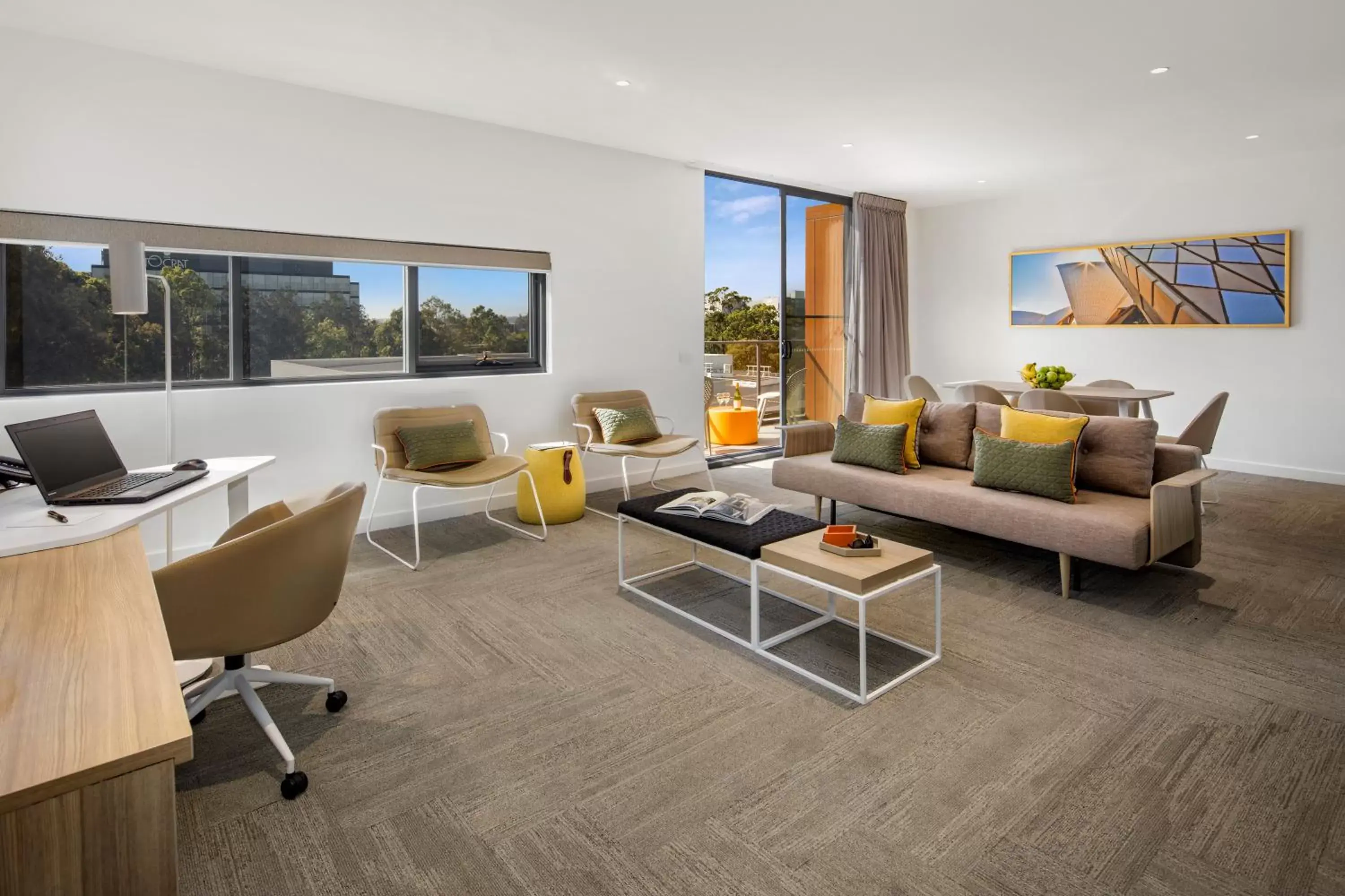 Living room, Seating Area in Quest Macquarie Park