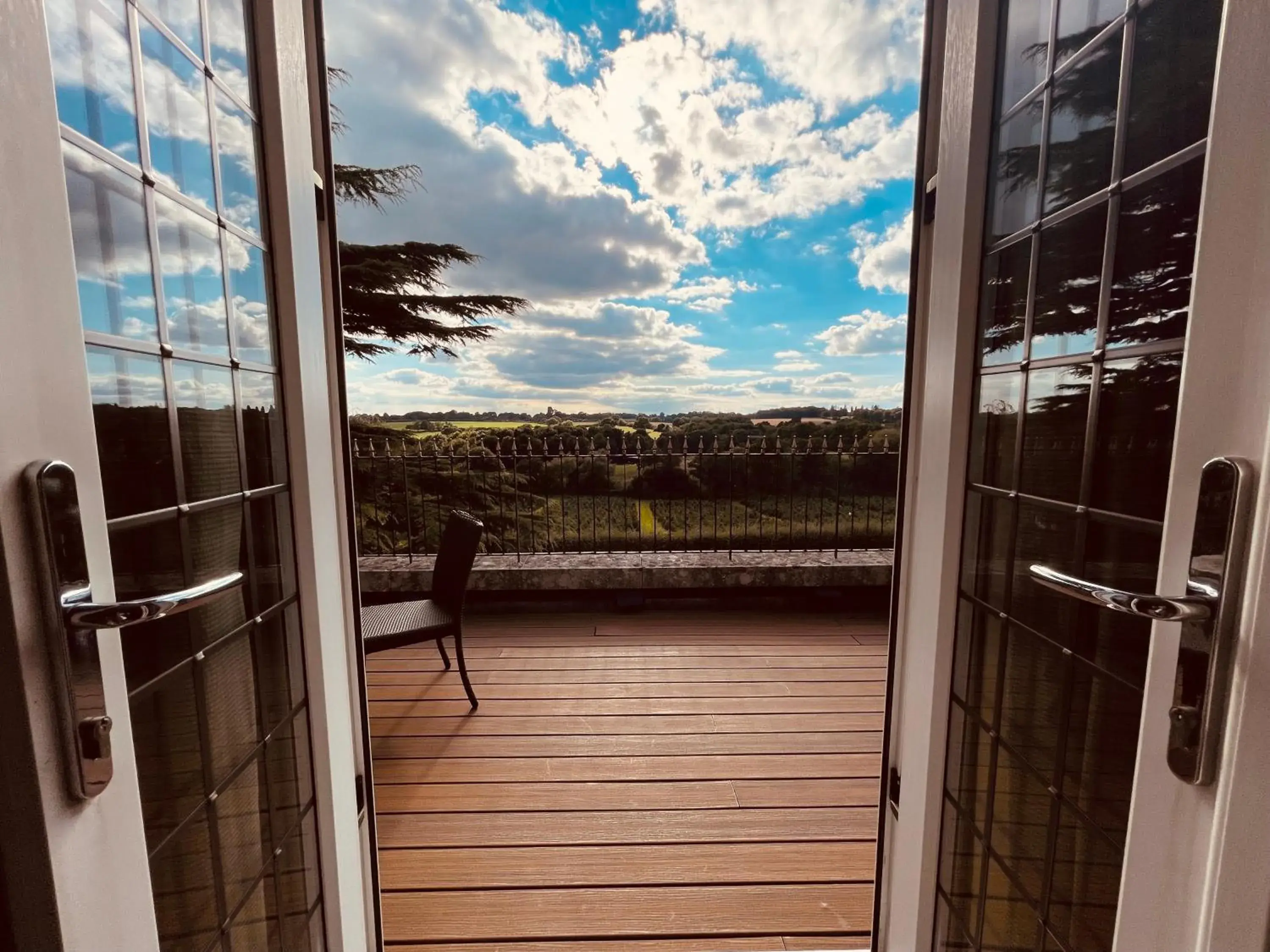 Balcony/Terrace in Nuthurst Grange Country House Hotel & Restaurant