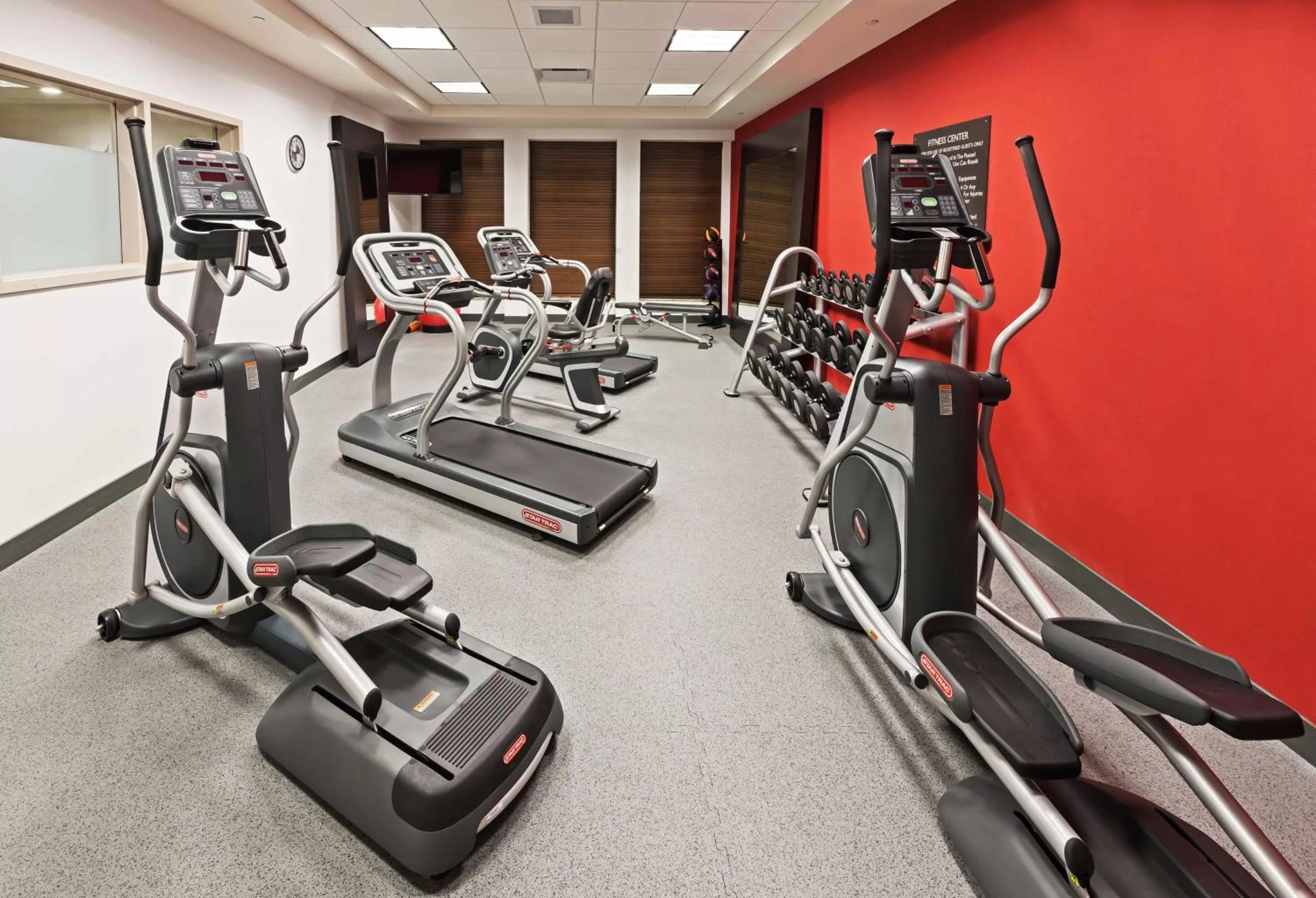 Fitness centre/facilities in Hilton Garden Inn West Little Rock