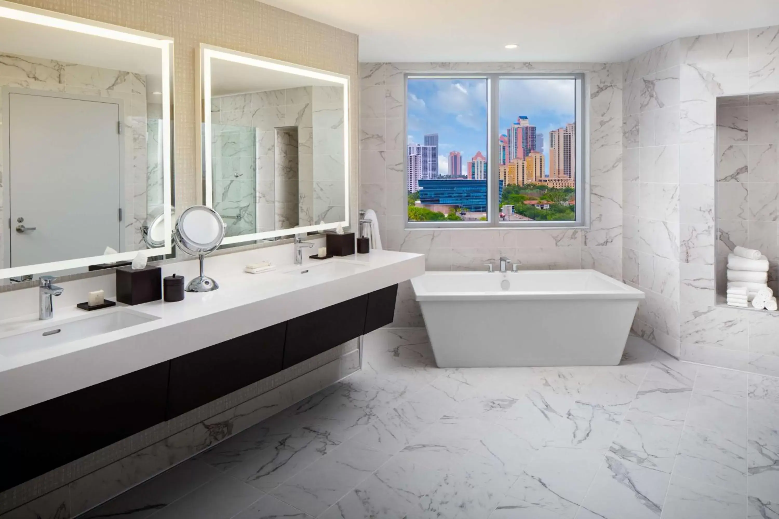 Bathroom in Hilton Aventura Miami