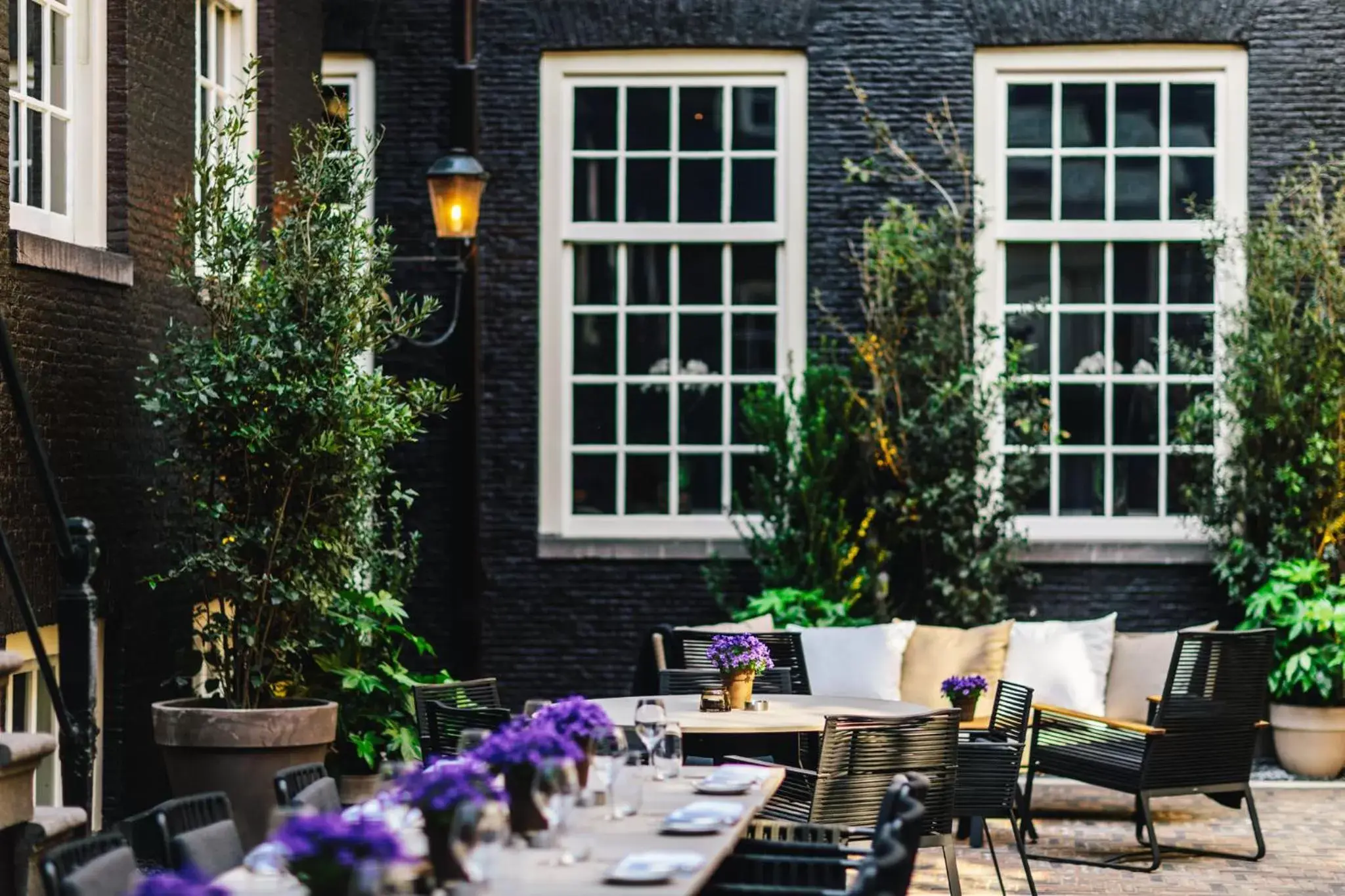 Garden, Restaurant/Places to Eat in The Dylan Amsterdam - The Leading Hotels of the World
