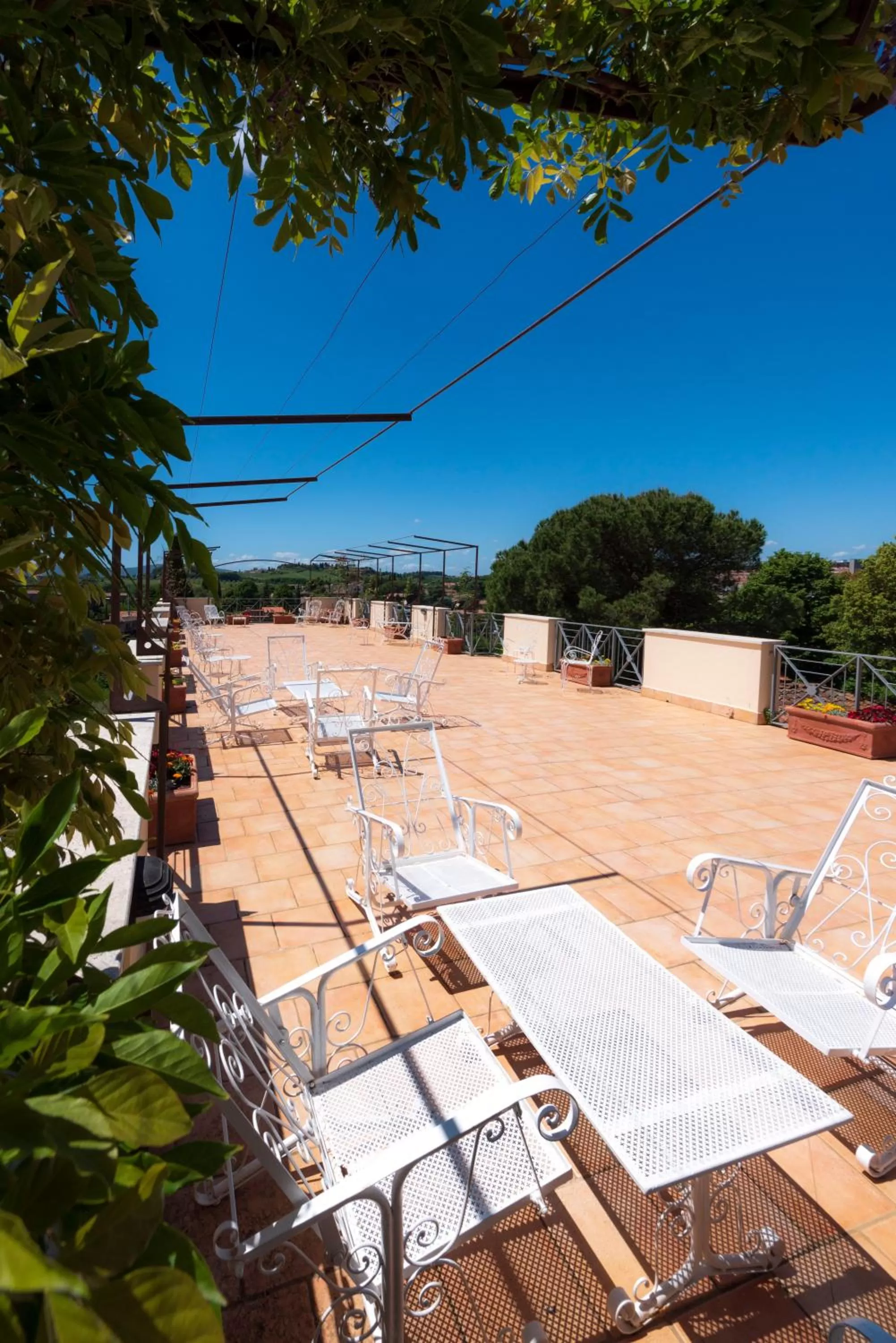 Balcony/Terrace in Villa Scacciapensieri Boutique Hotel