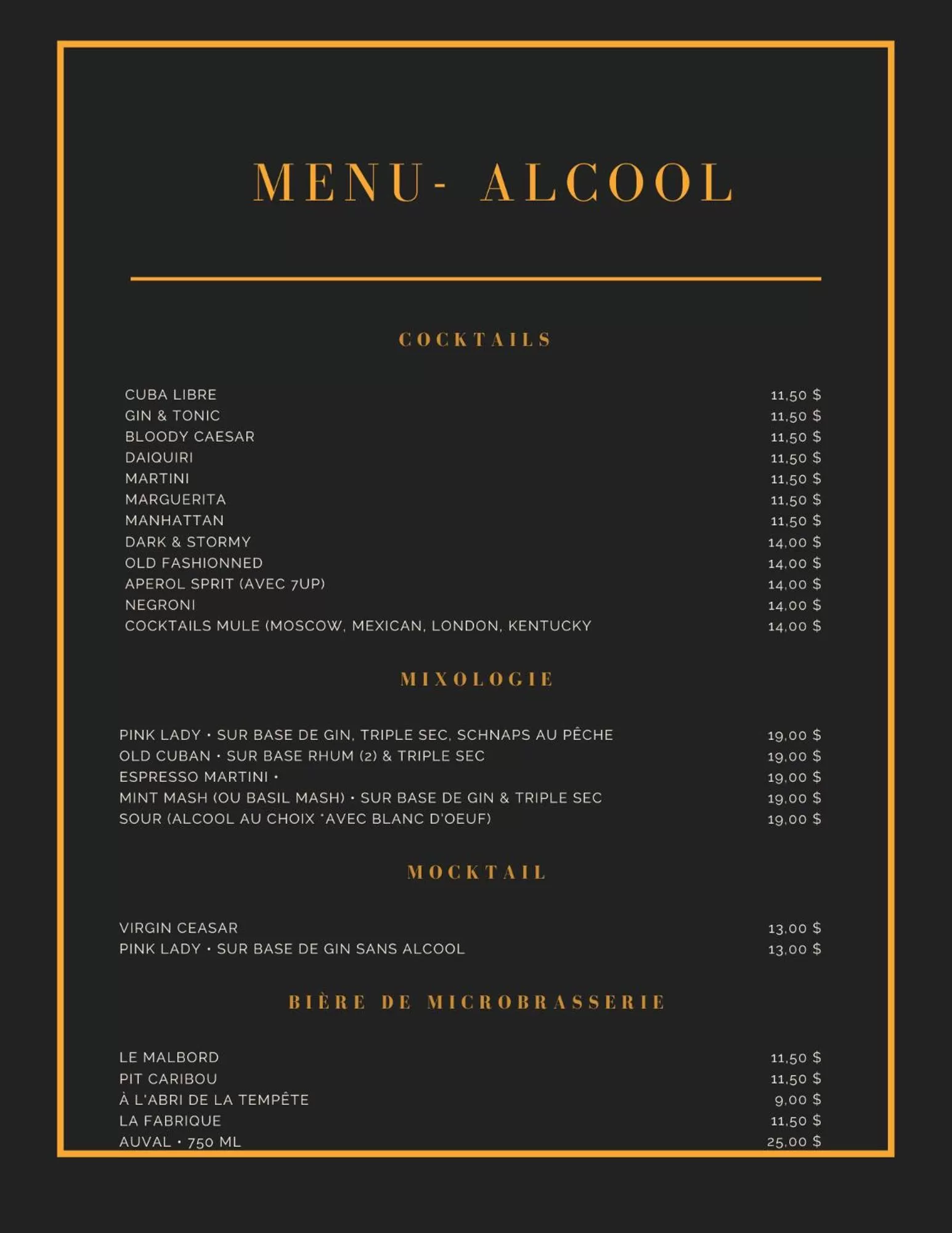 Restaurant/places to eat in Auberge Seigneurie des Monts