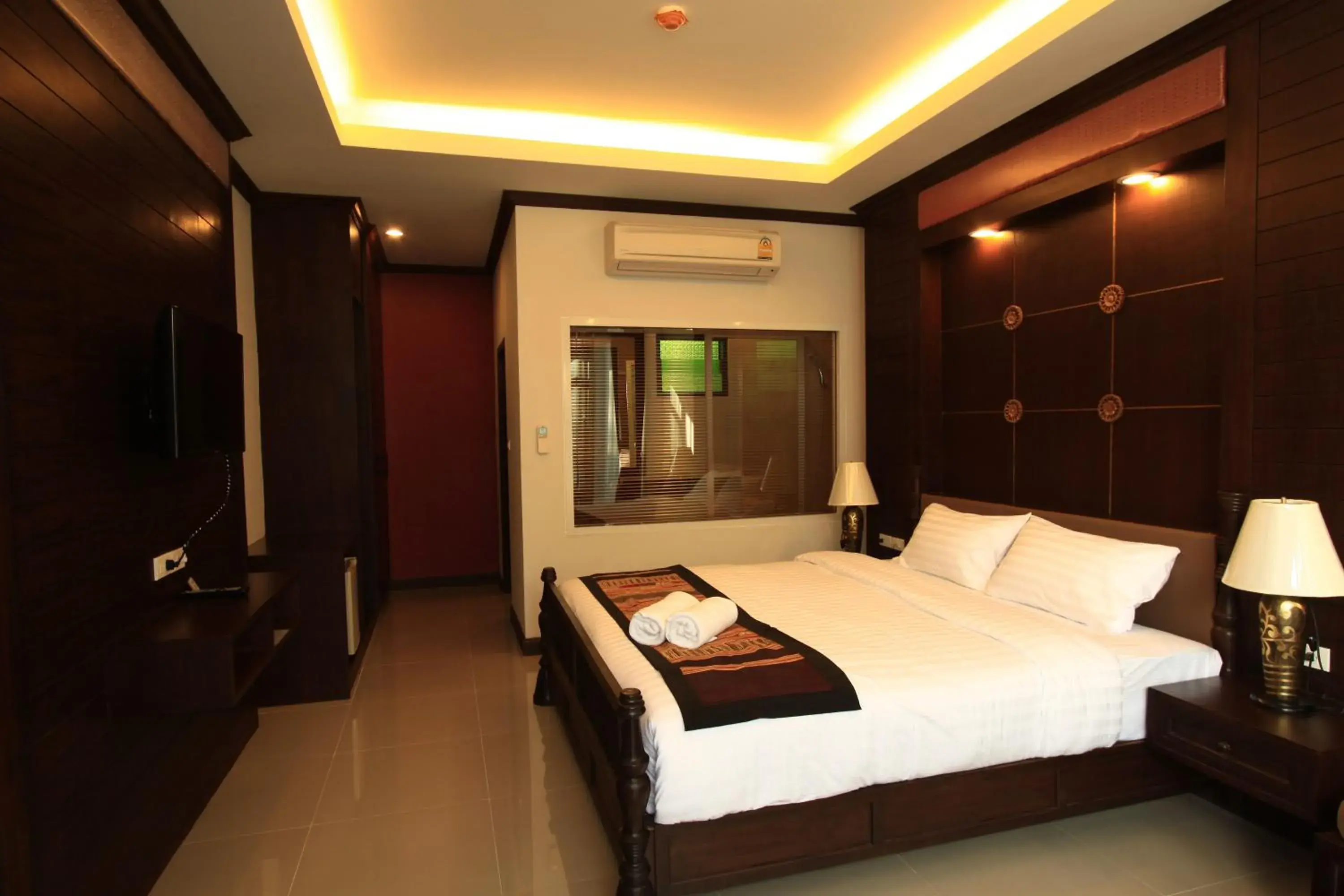 Bed in Baan Ratchiangsaen