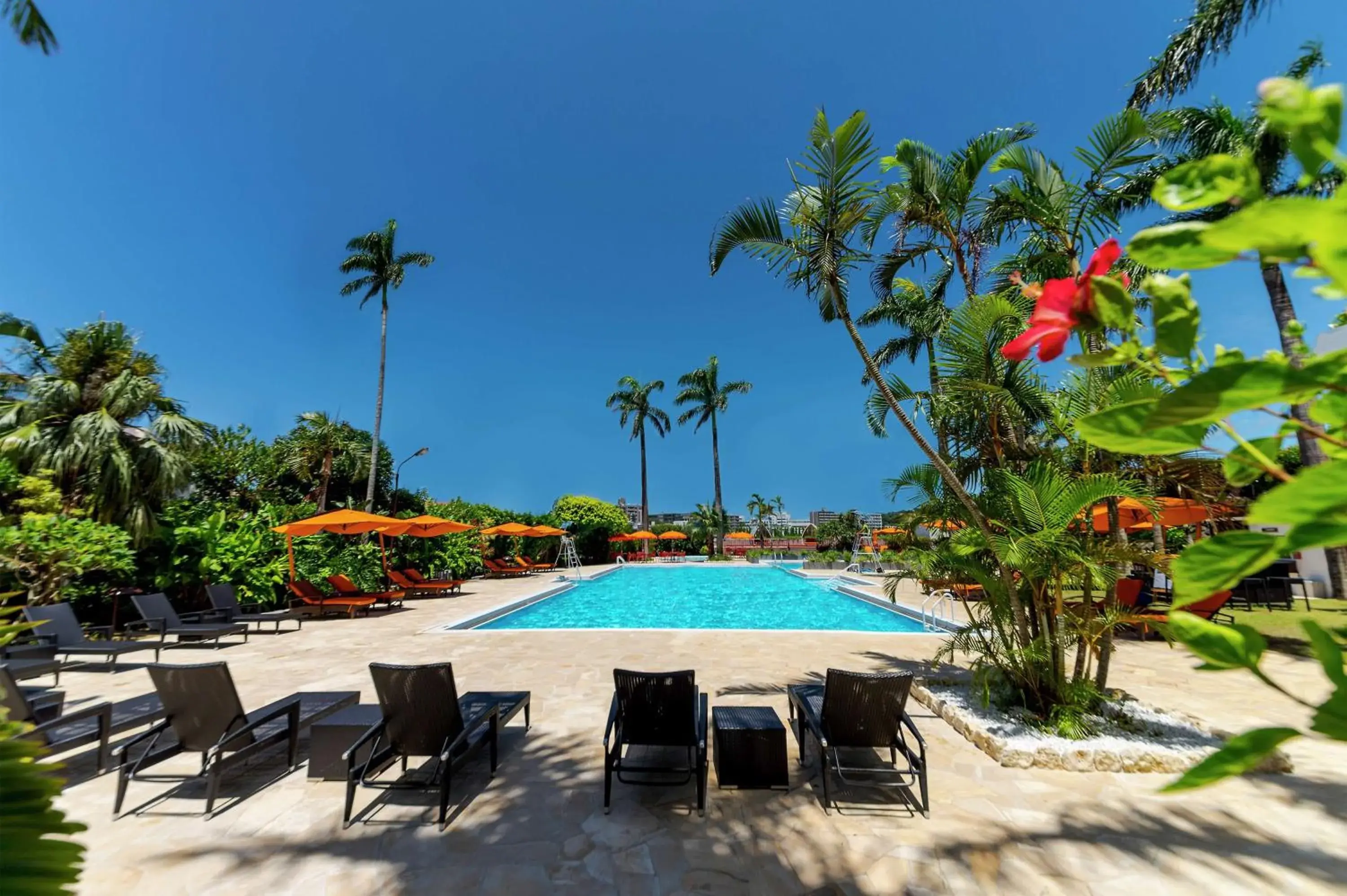 Pool view, Swimming Pool in DoubleTree by Hilton Naha Shuri Castle